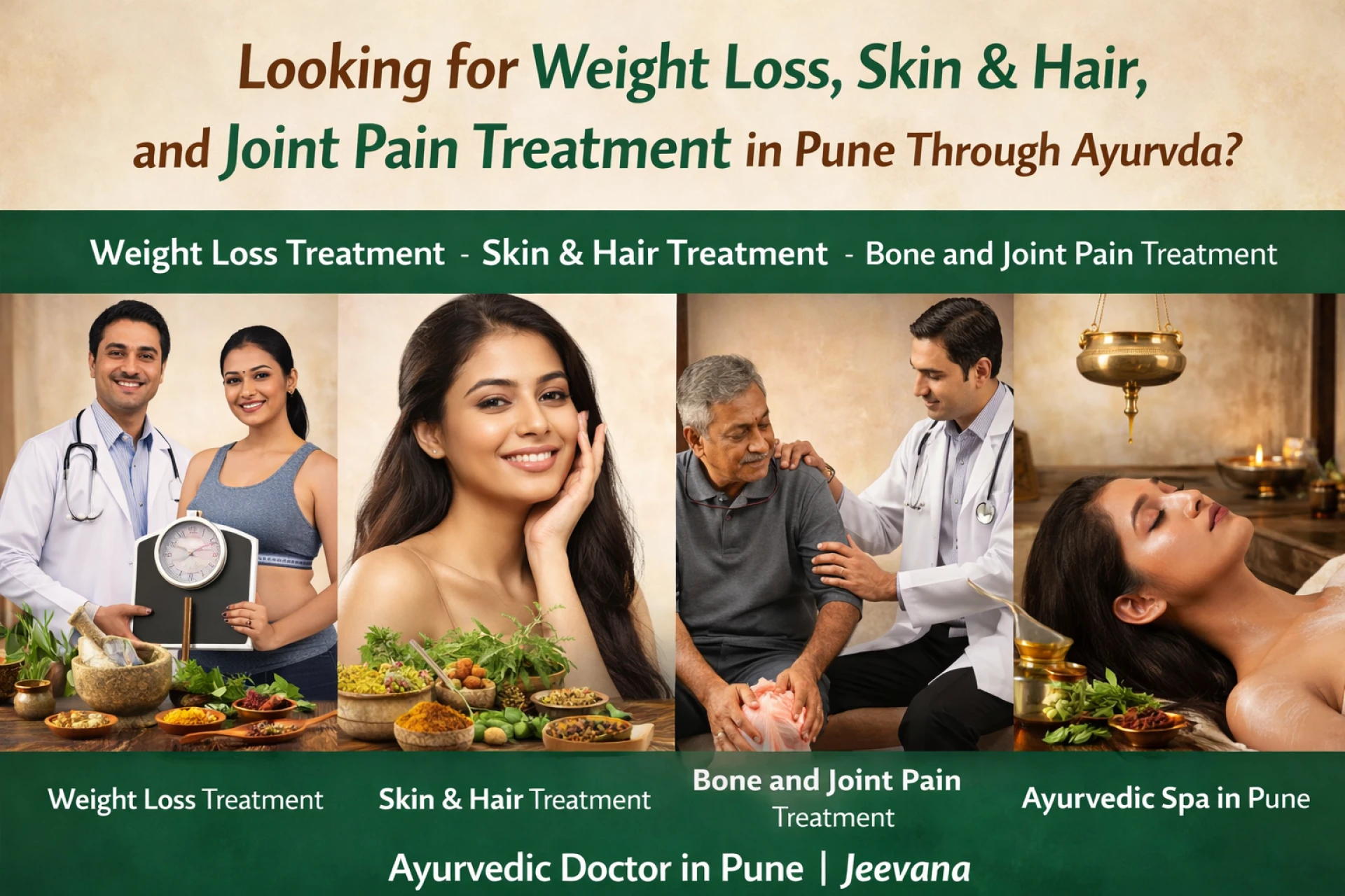 Looking for Weight Loss, Skin & Hair, and Joint Pain Treatment in Pune Through Ayurveda?