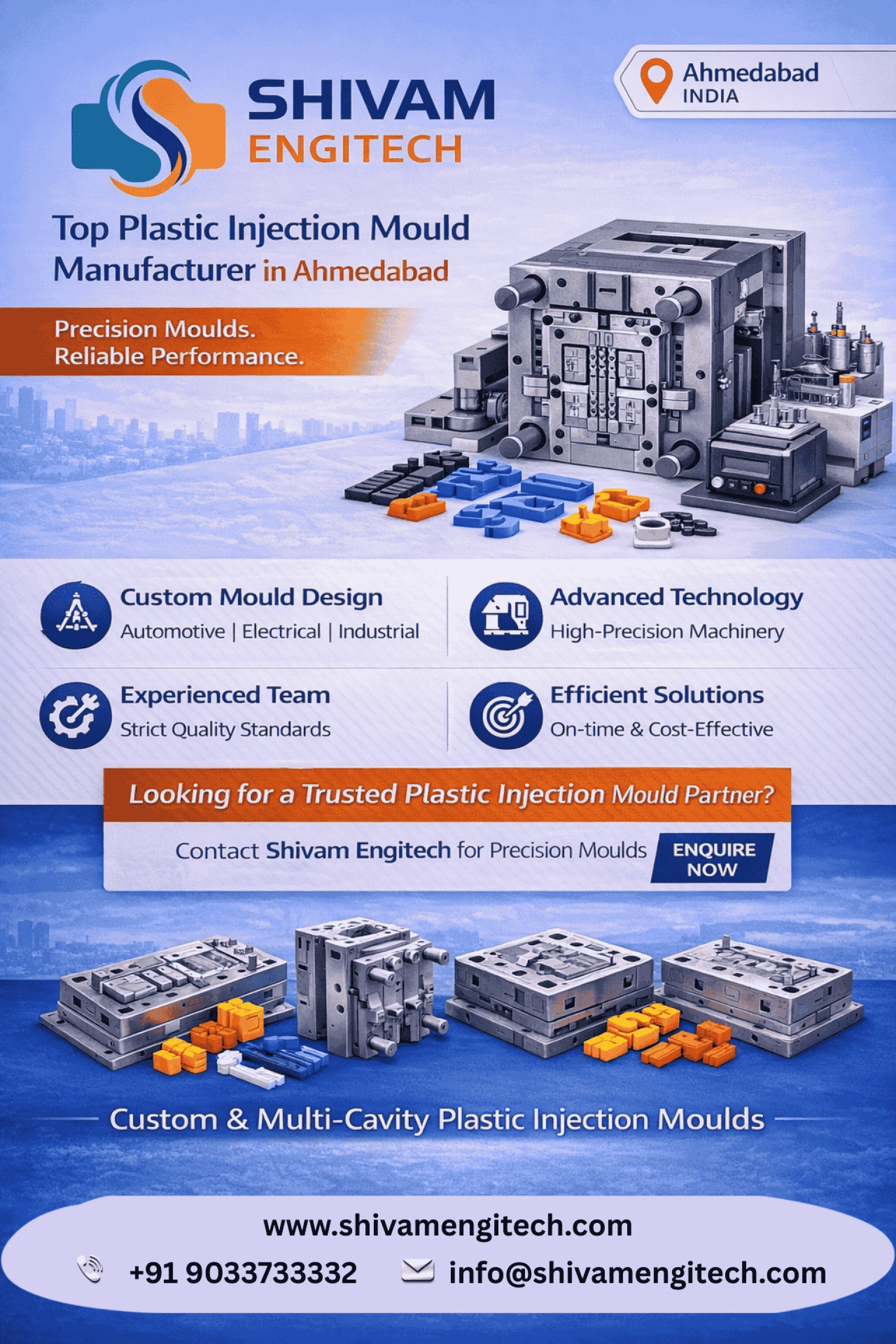 Ahmedabad’s Trusted Plastic Injection Mould Manufacturer for Precision Engineering