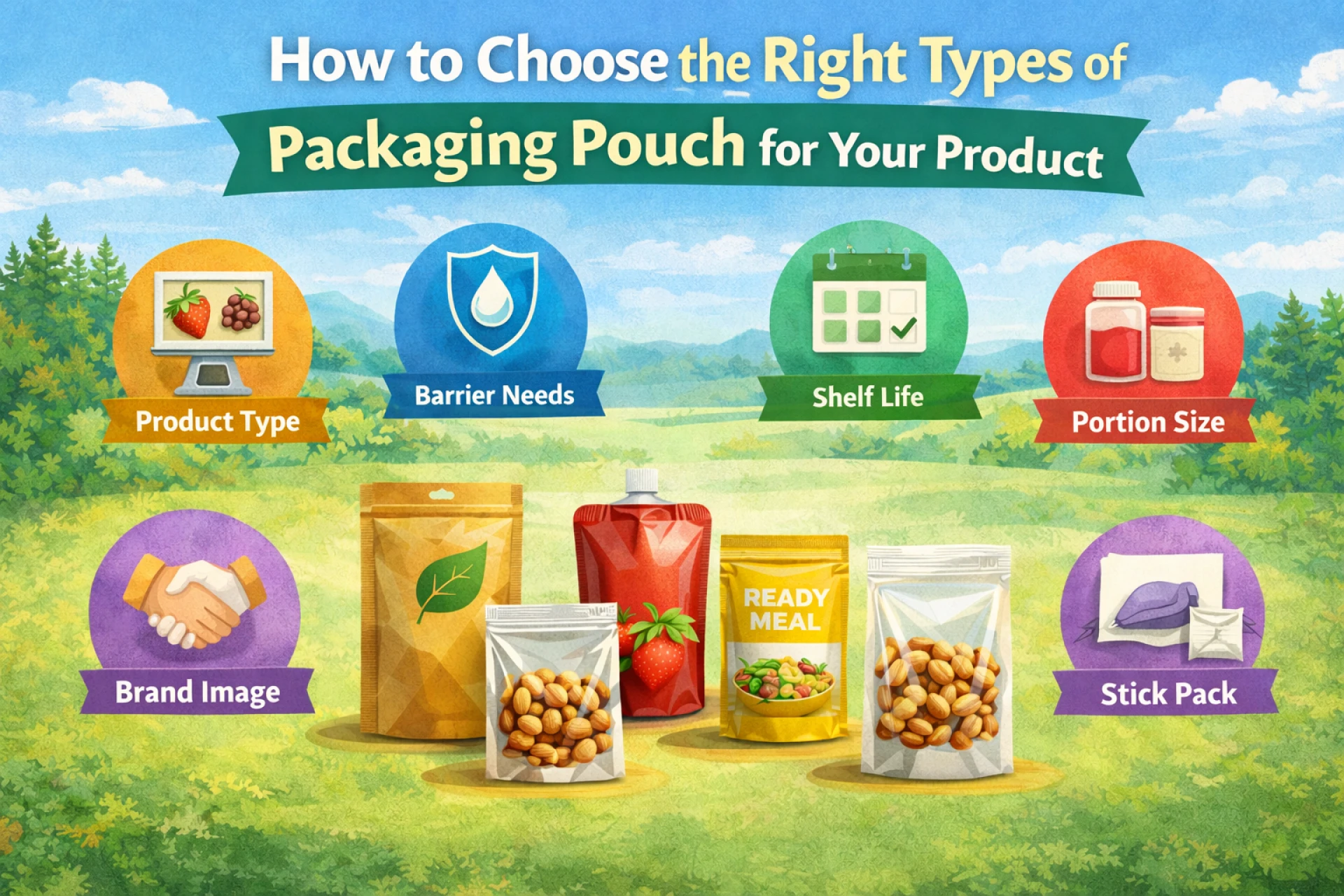 How to Choose the Right Types of Packaging Pouch for Your Product