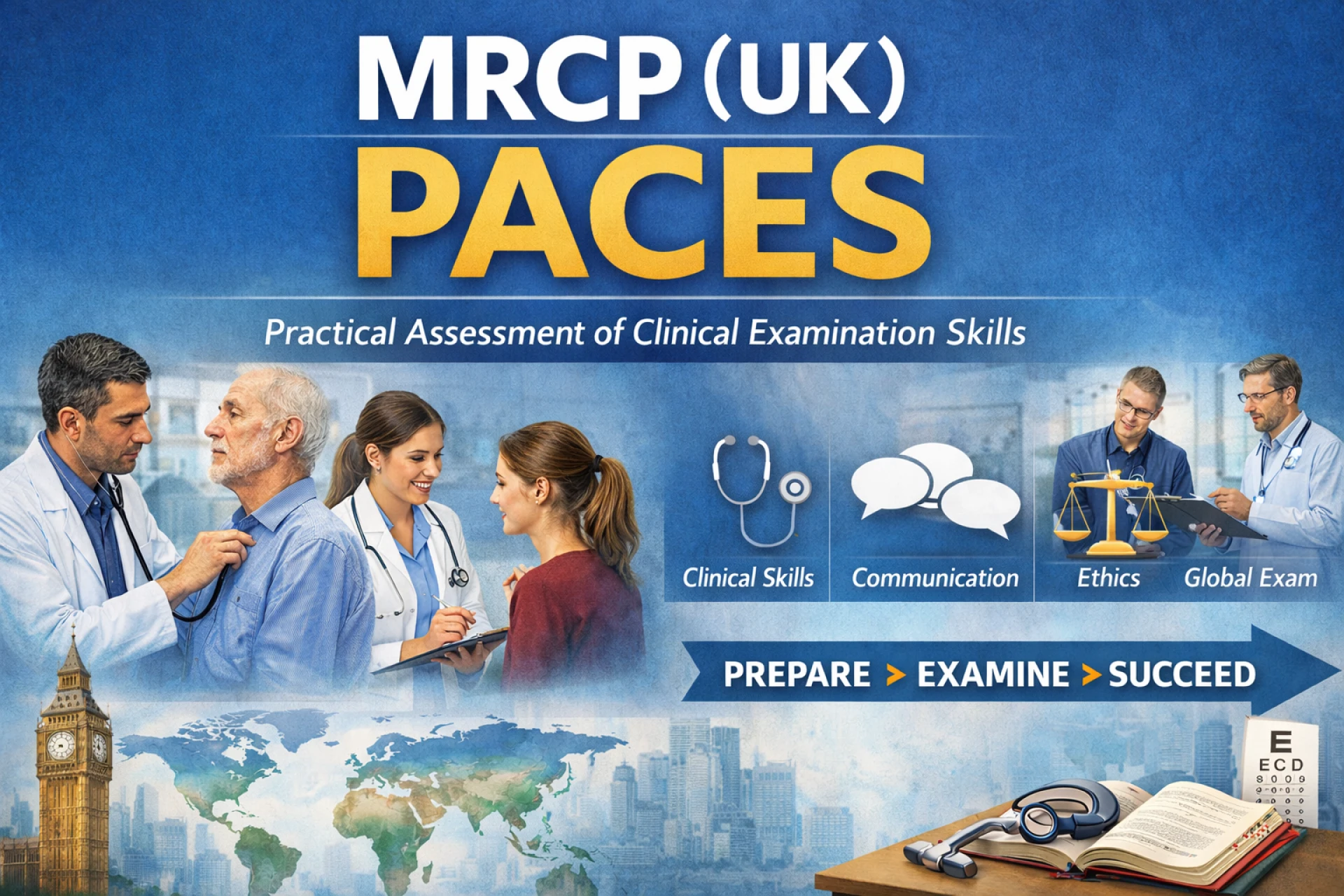 MRCP (UK) PACES Exam 2026: Eligibility, Format, Preparation Tips & Benefits