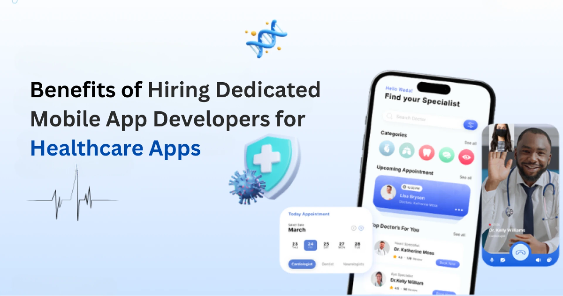 Benefits of Hiring Dedicated Mobile App Developers for Healthcare Apps