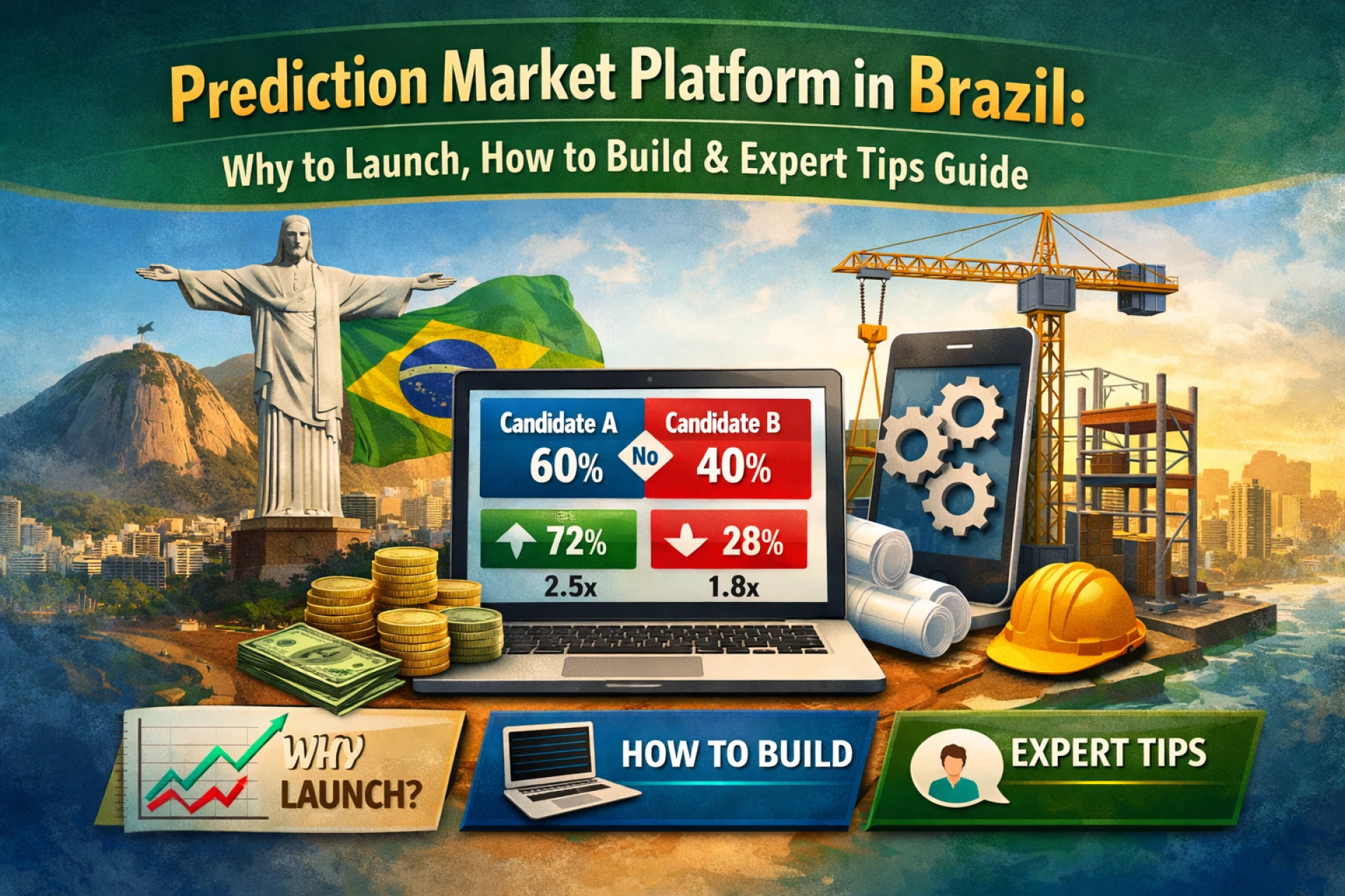 Prediction Market Platform in Brazil: Why to Launch, How to Build & Expert Tips Guide