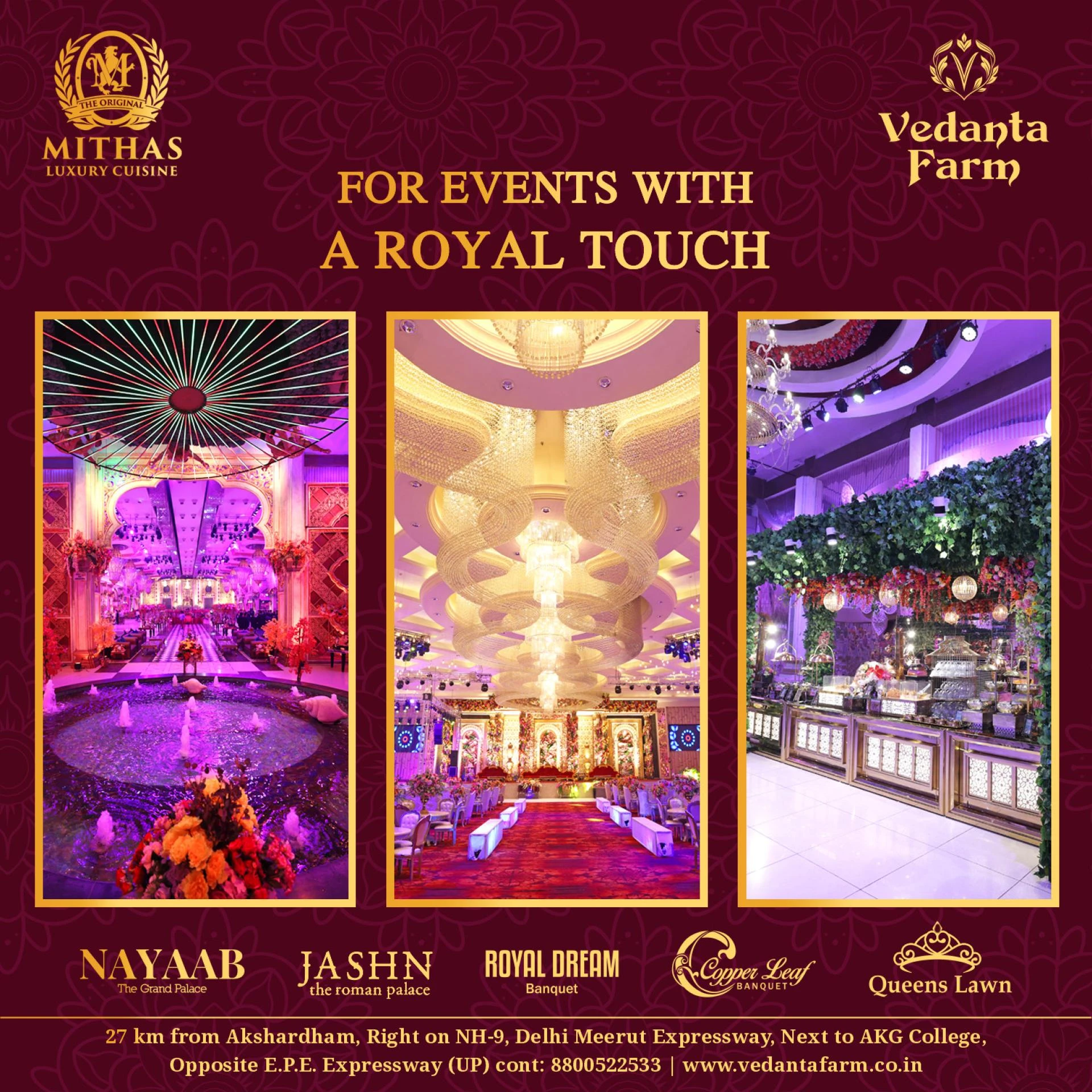 Why Vedanta Farm Is the Perfect Wedding venue in Ghaziabad for Your Big Day