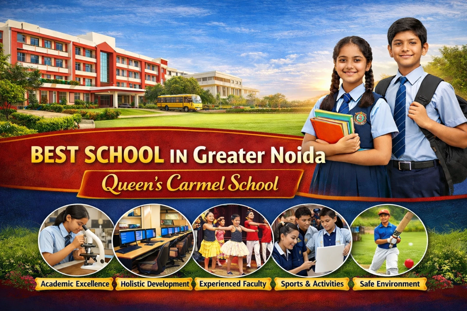 Queen's Carmel School (QCS) – Best CBSE School in Greater Noida