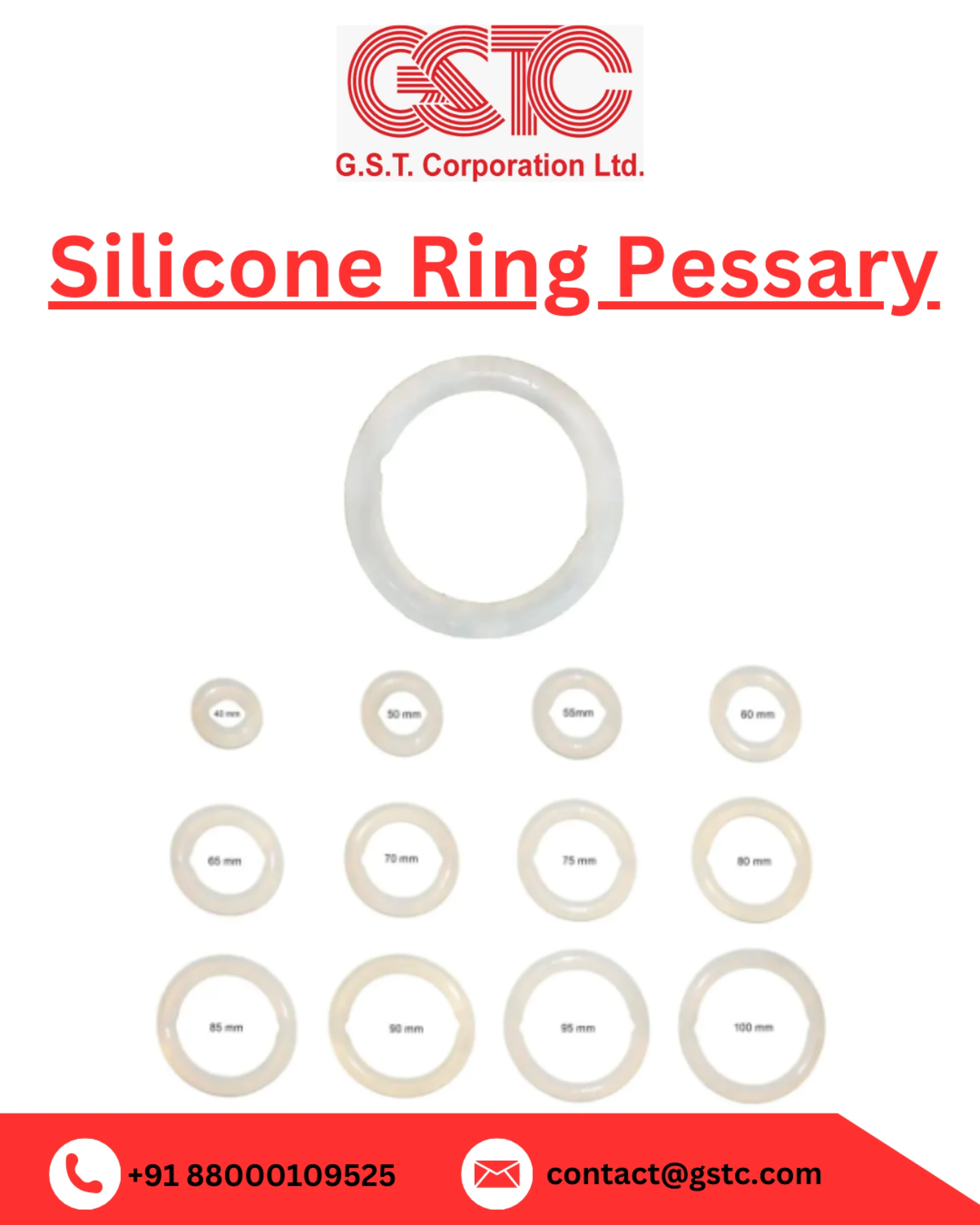 High-Quality Silicone Ring Pessary for Women