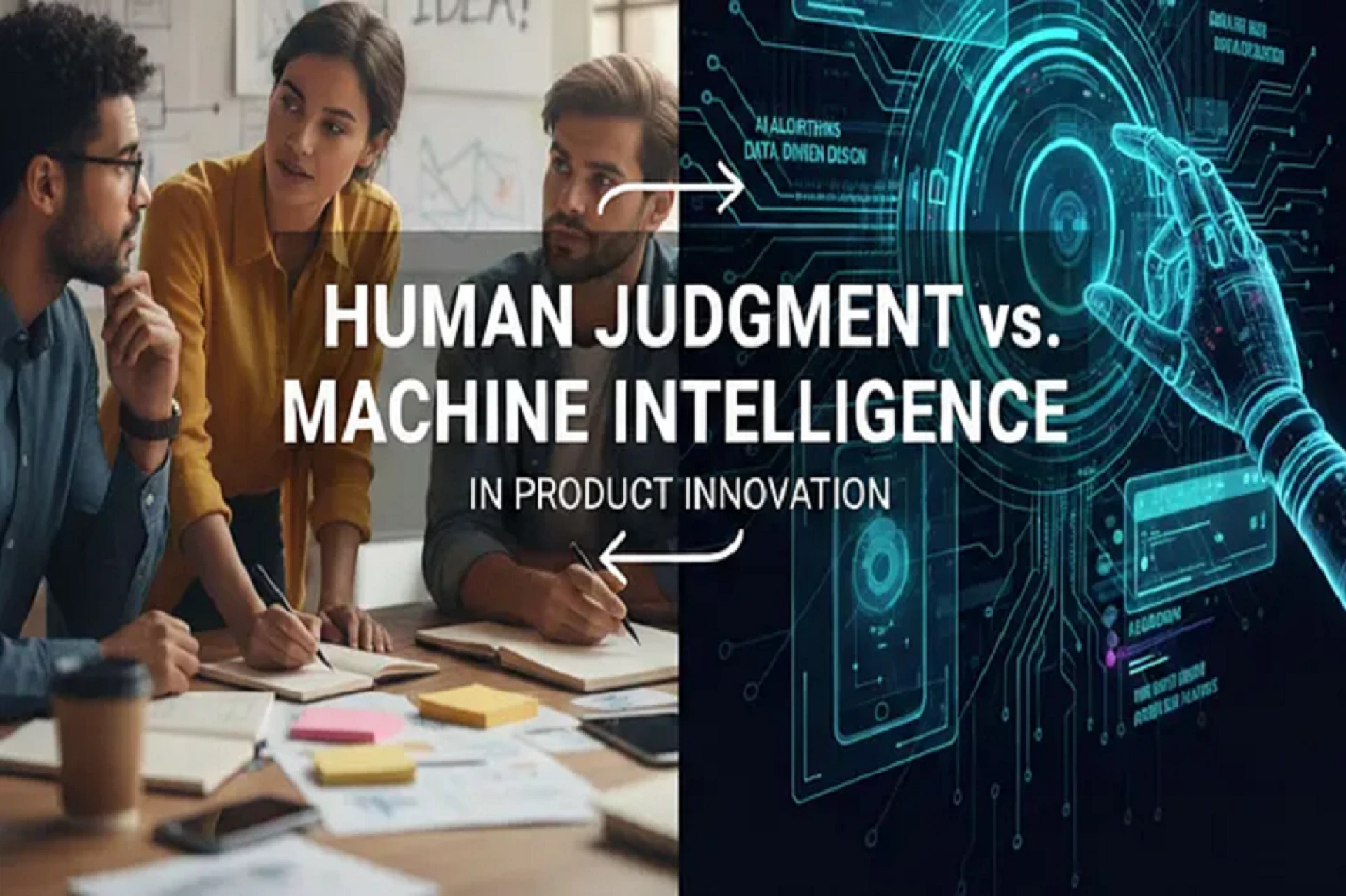 Human Judgment vs. Machine Intelligence in Product Innovation