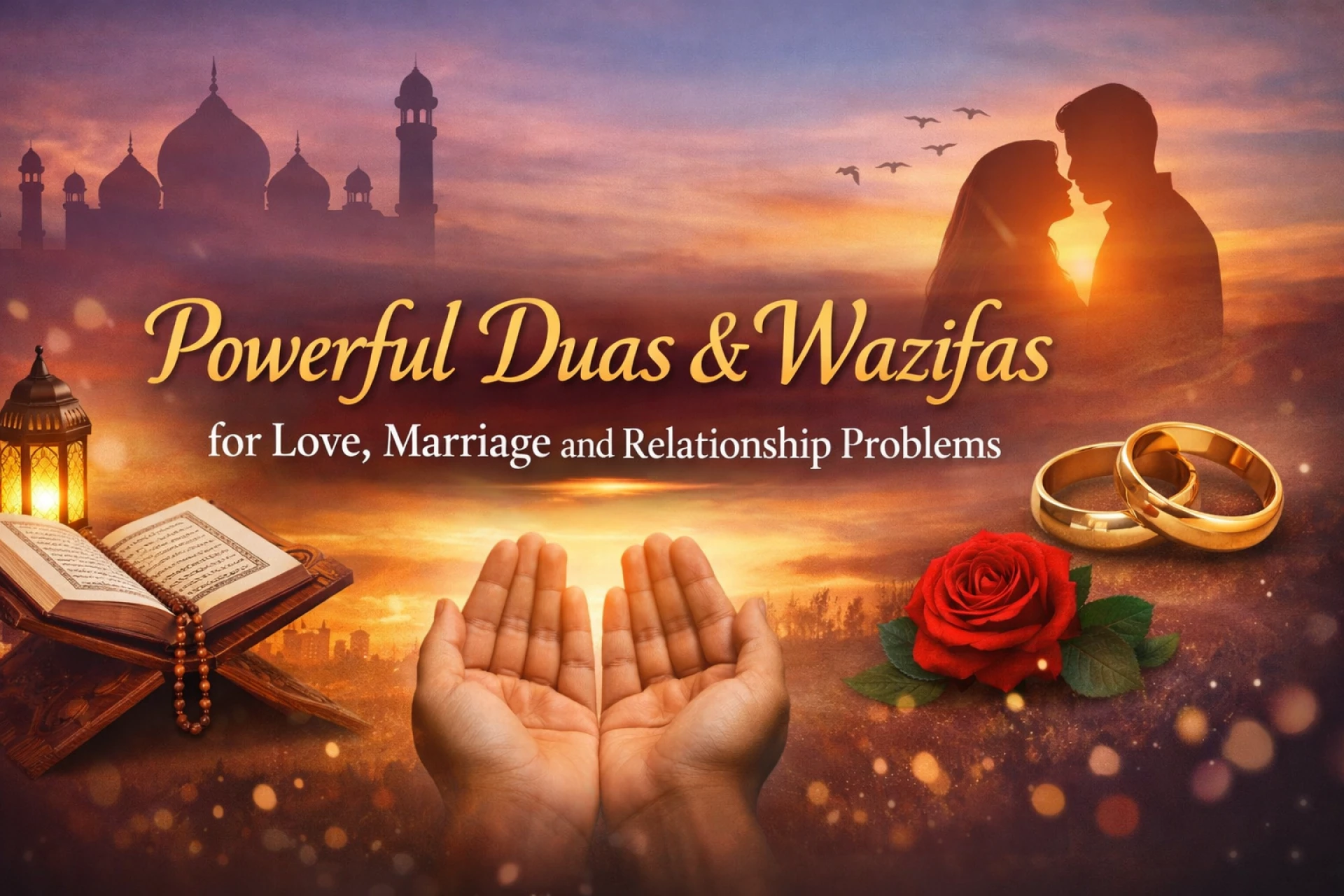 Powerful Duas & Wazifas for Love, Marriage and Relationship Problems