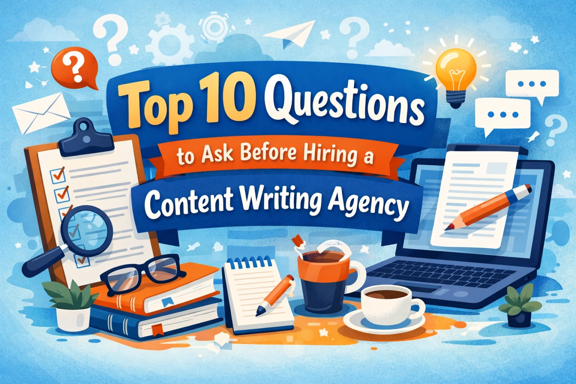 Top 10 Questions to Ask Before Hiring a Content Writing Agency