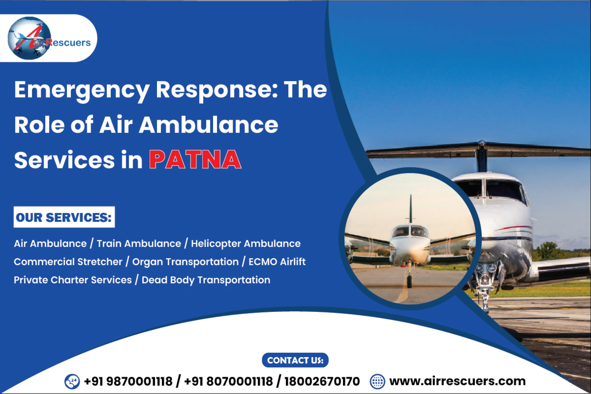 Emergency Response: The Role of Air Ambulance Services in Patna