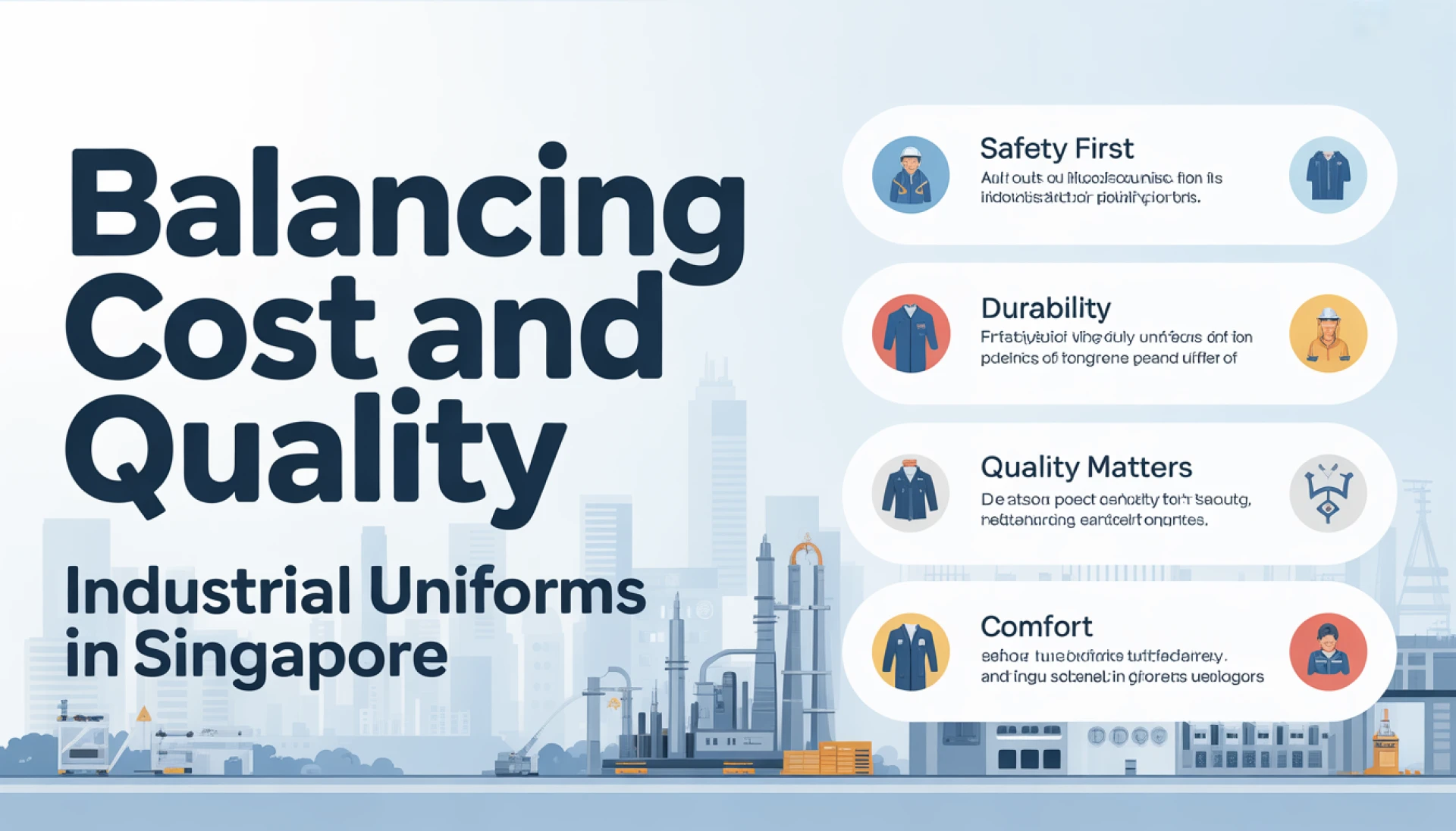 Cost vs Quality in Industrial Uniforms in Singapore