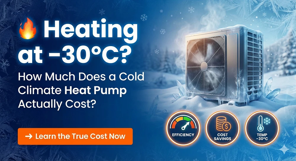 Heating at -30°C: How Much Does a Cold Climate Heat Pump Actually Cost?