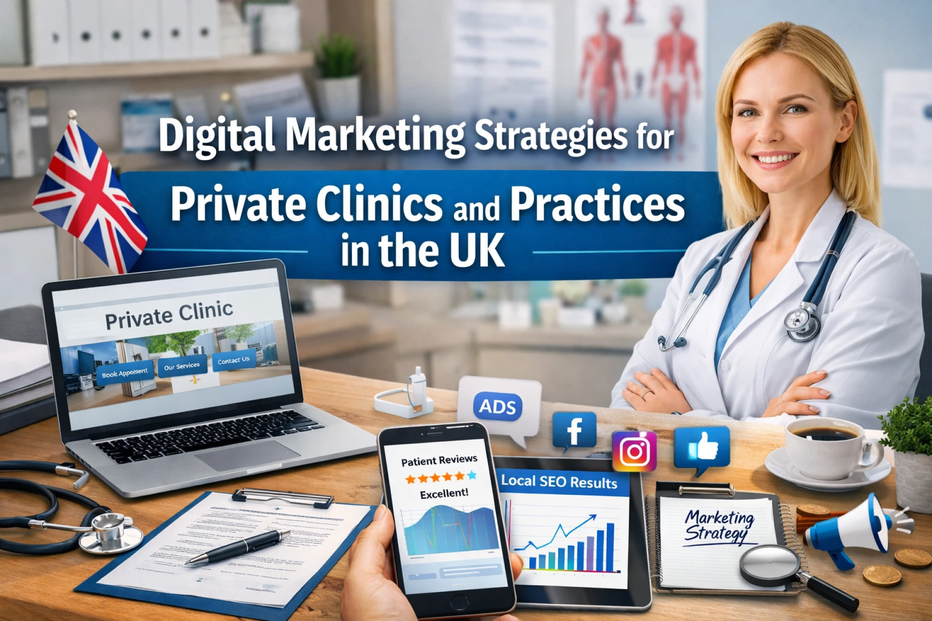 Digital Marketing Strategies for Private Clinics and Practices in the UK