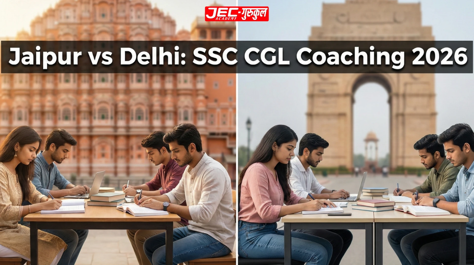 SSC CGL Coaching Comparison: Should You Choose Jaipur or Delhi in 2026?