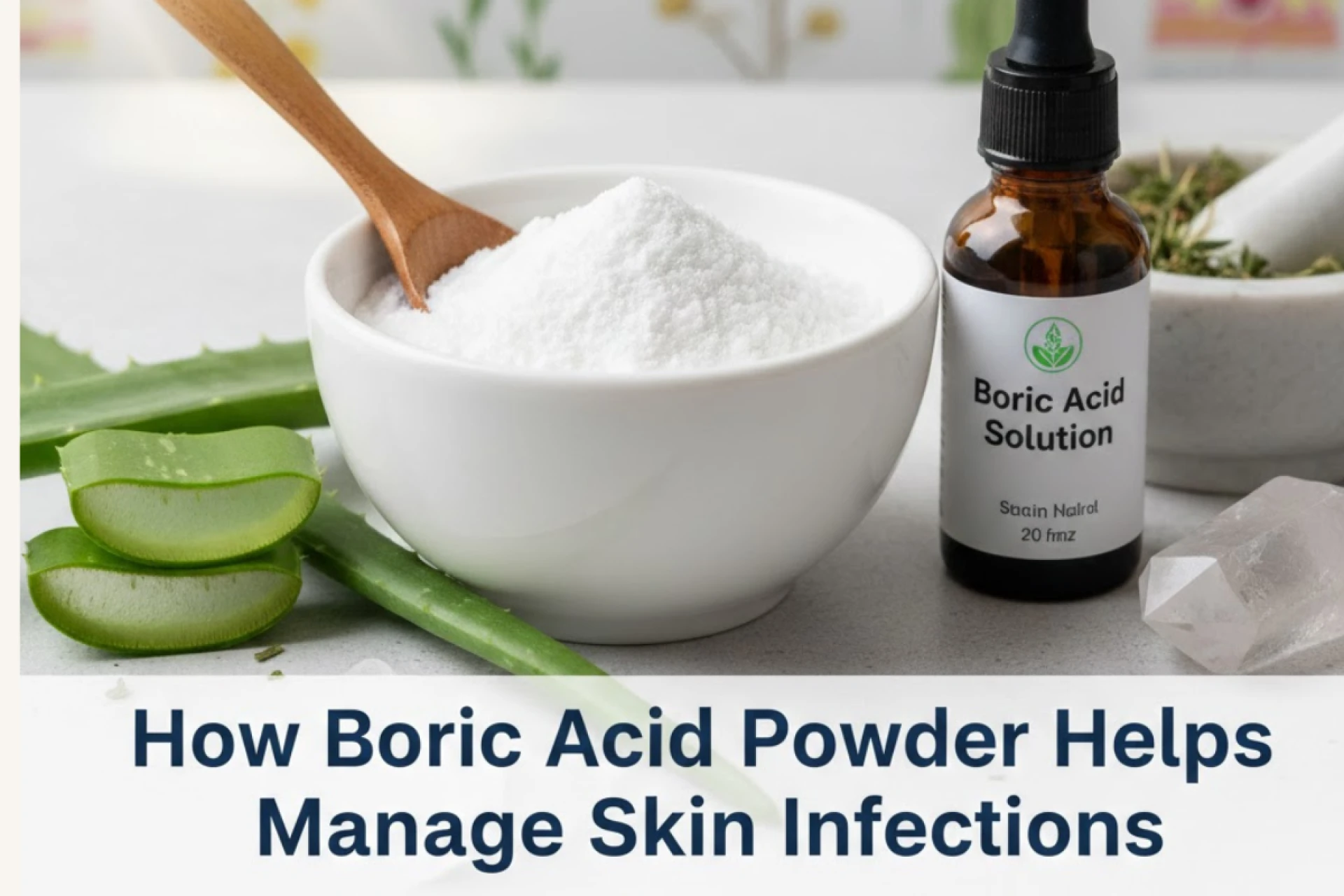 How Boric Acid Powder Helps Manage Skin Infections