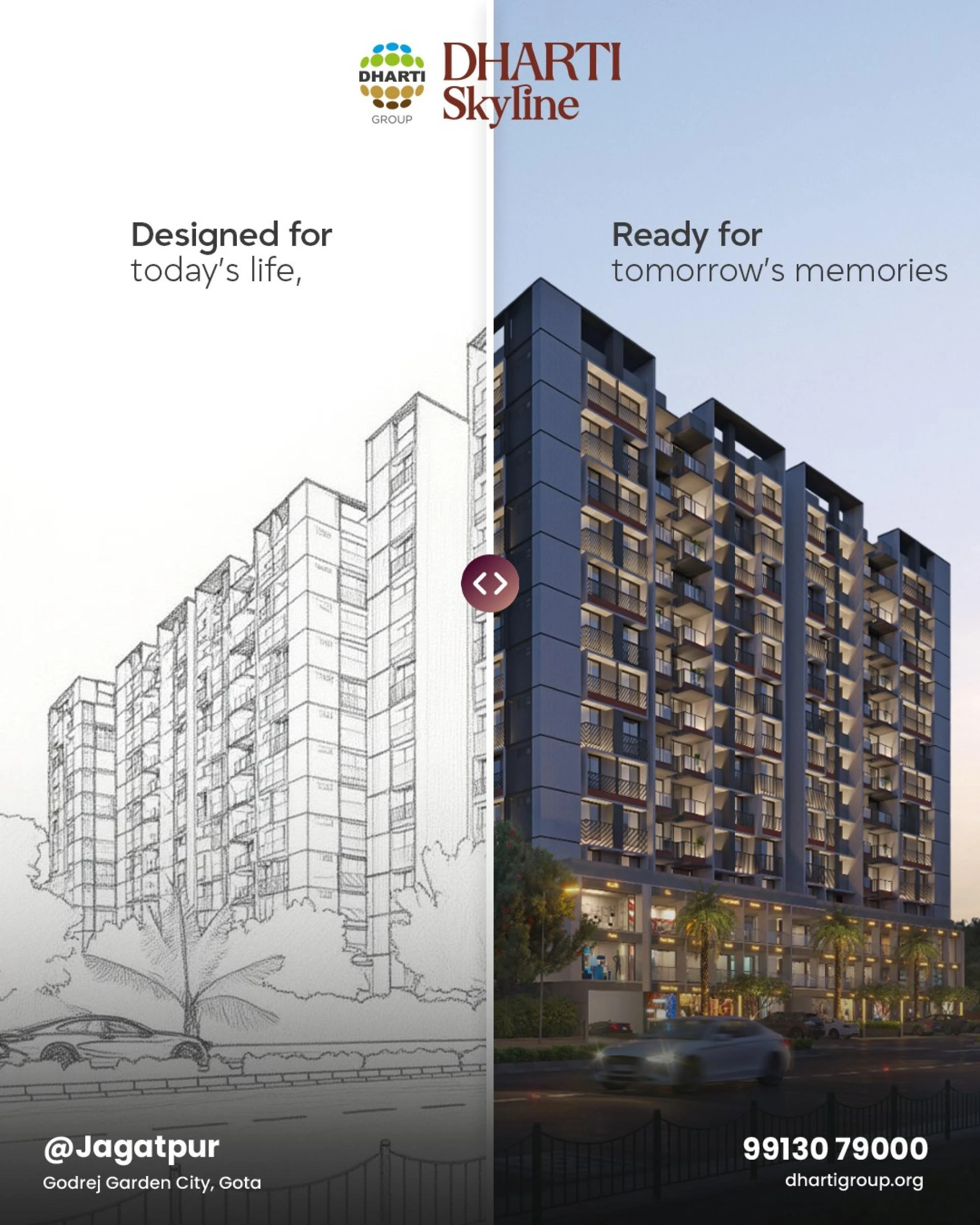 2 BHK Flat for Sale Near Me in Ahmedabad