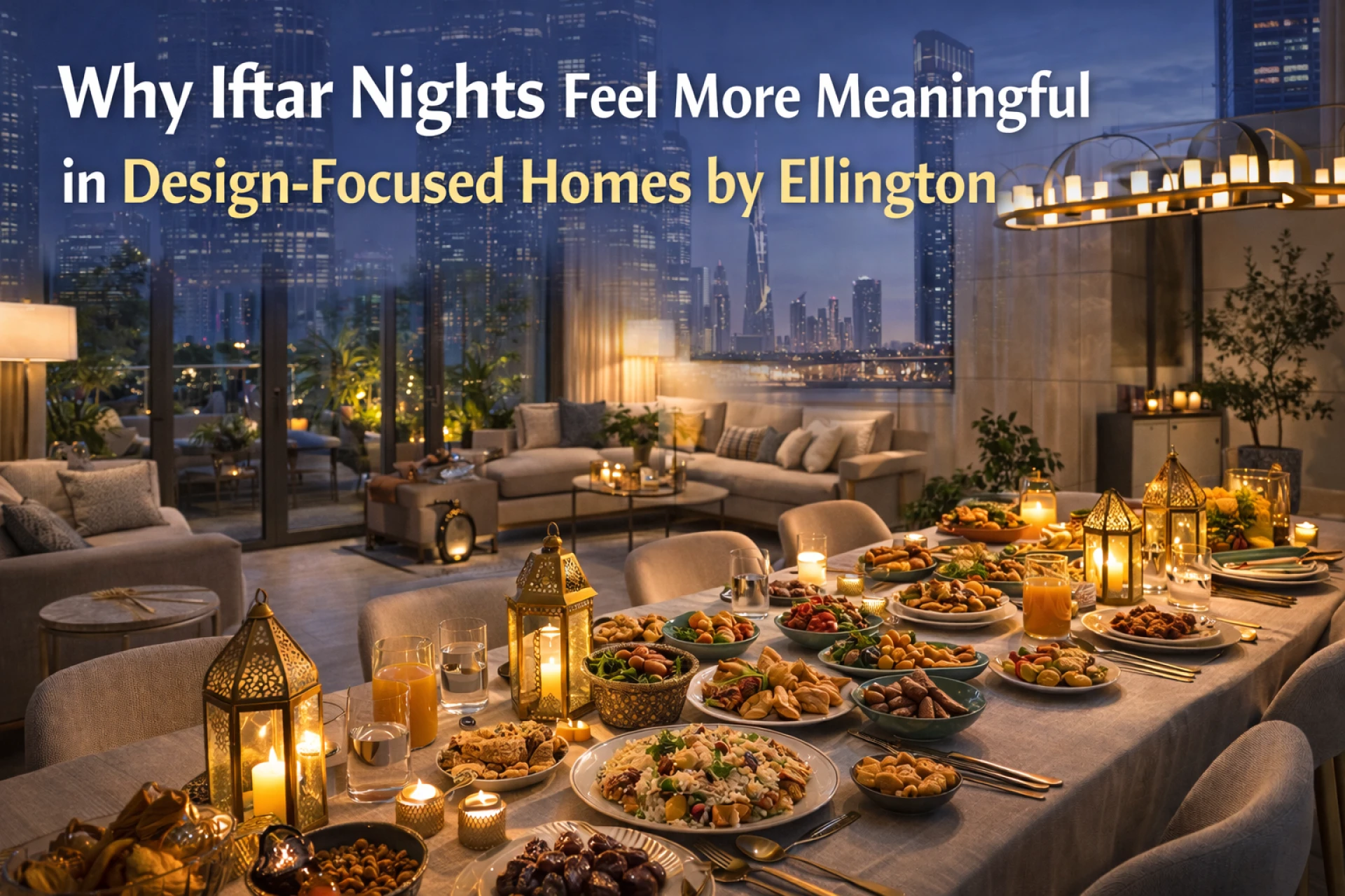 Why Iftar Nights Feel More Meaningful in Design-Focused Homes by Ellington