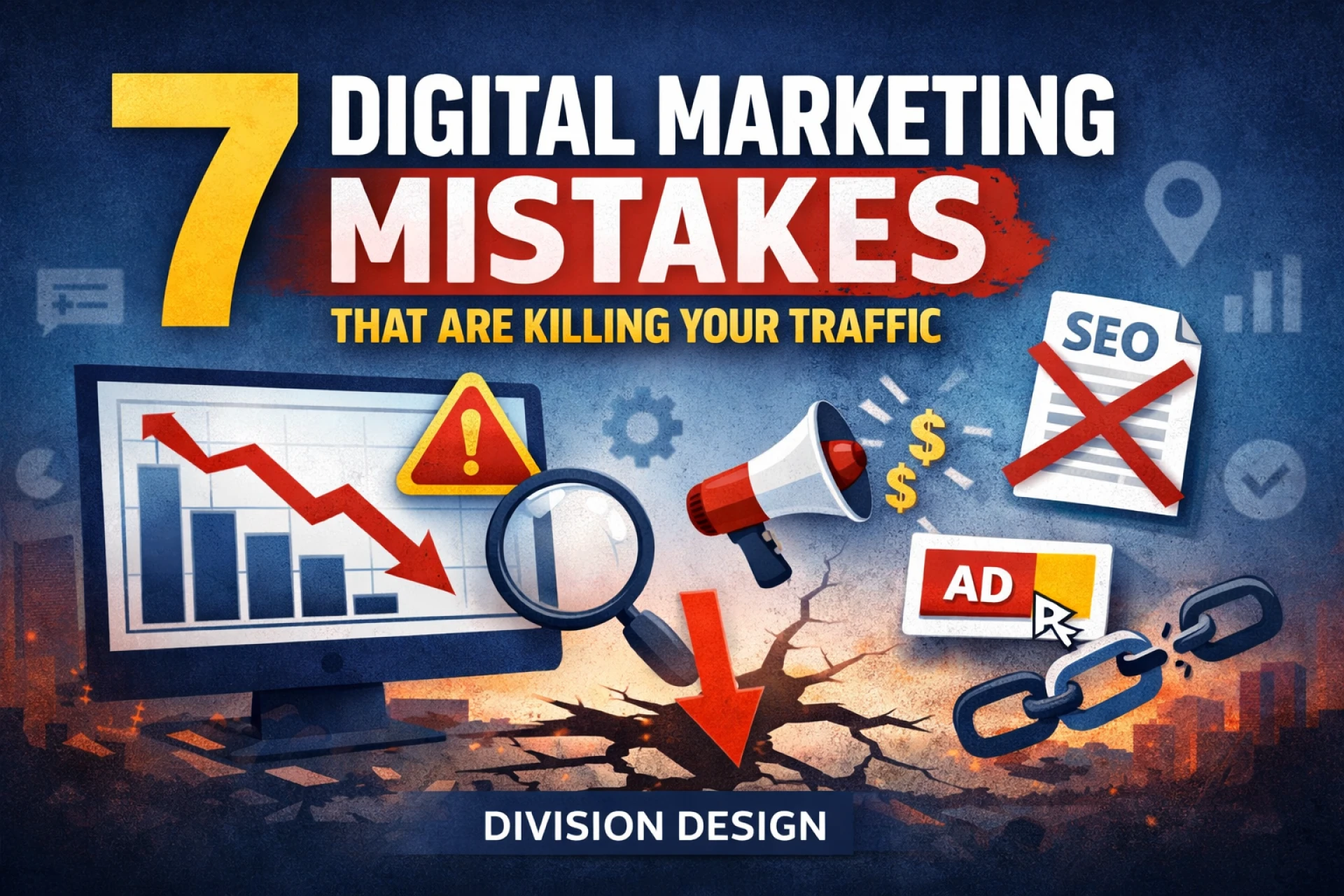 7 Digital Marketing Mistakes That Slowly Kill Website Traffic