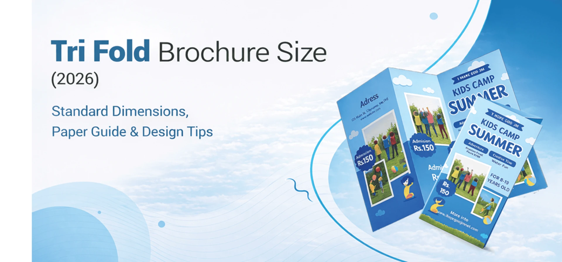 Tri Fold Brochure Size Guide | Dimensions, Paper & Design Tips