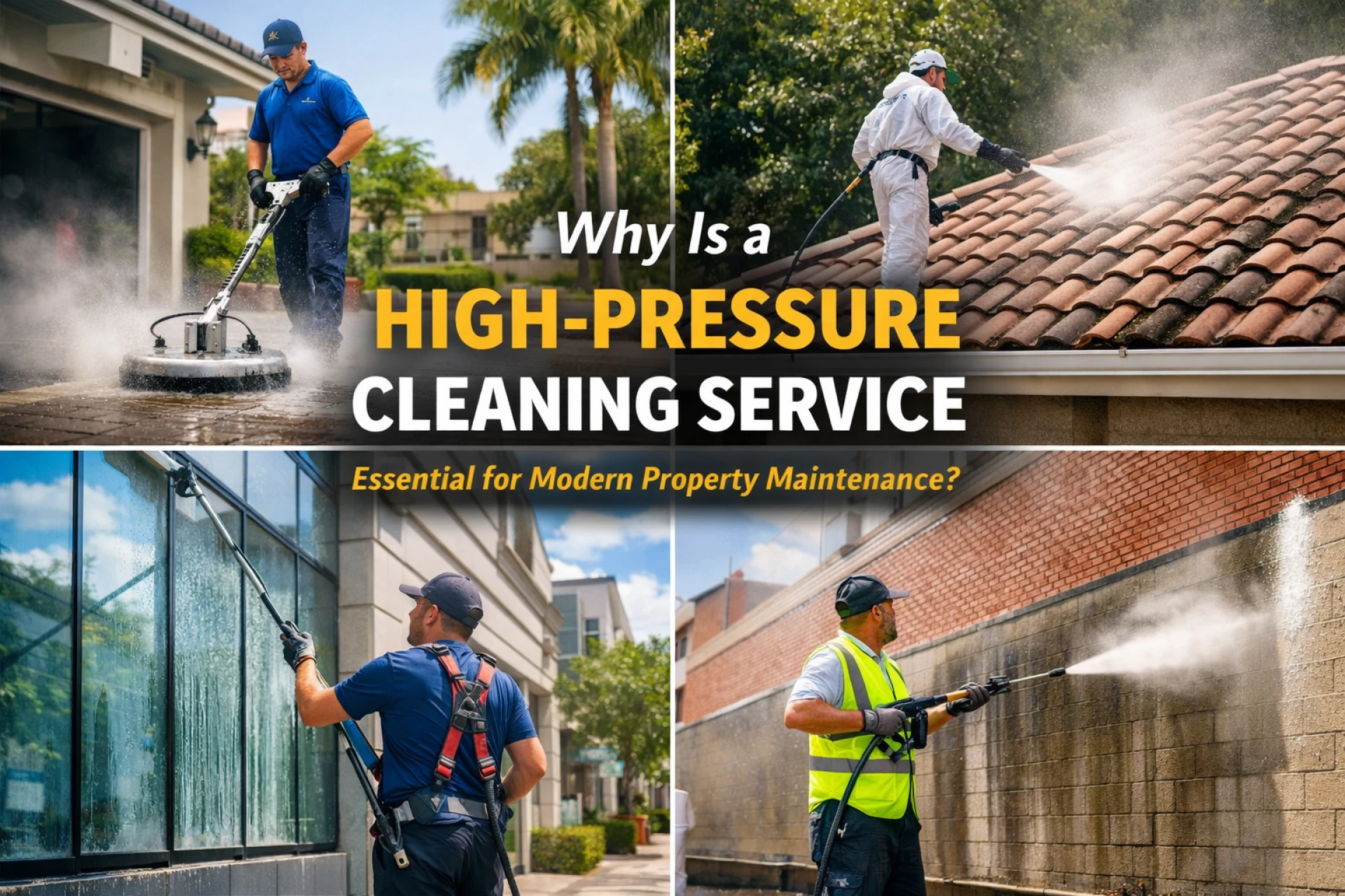 Why Is a High-Pressure Cleaning Service Essential for Modern Property Maintenance?