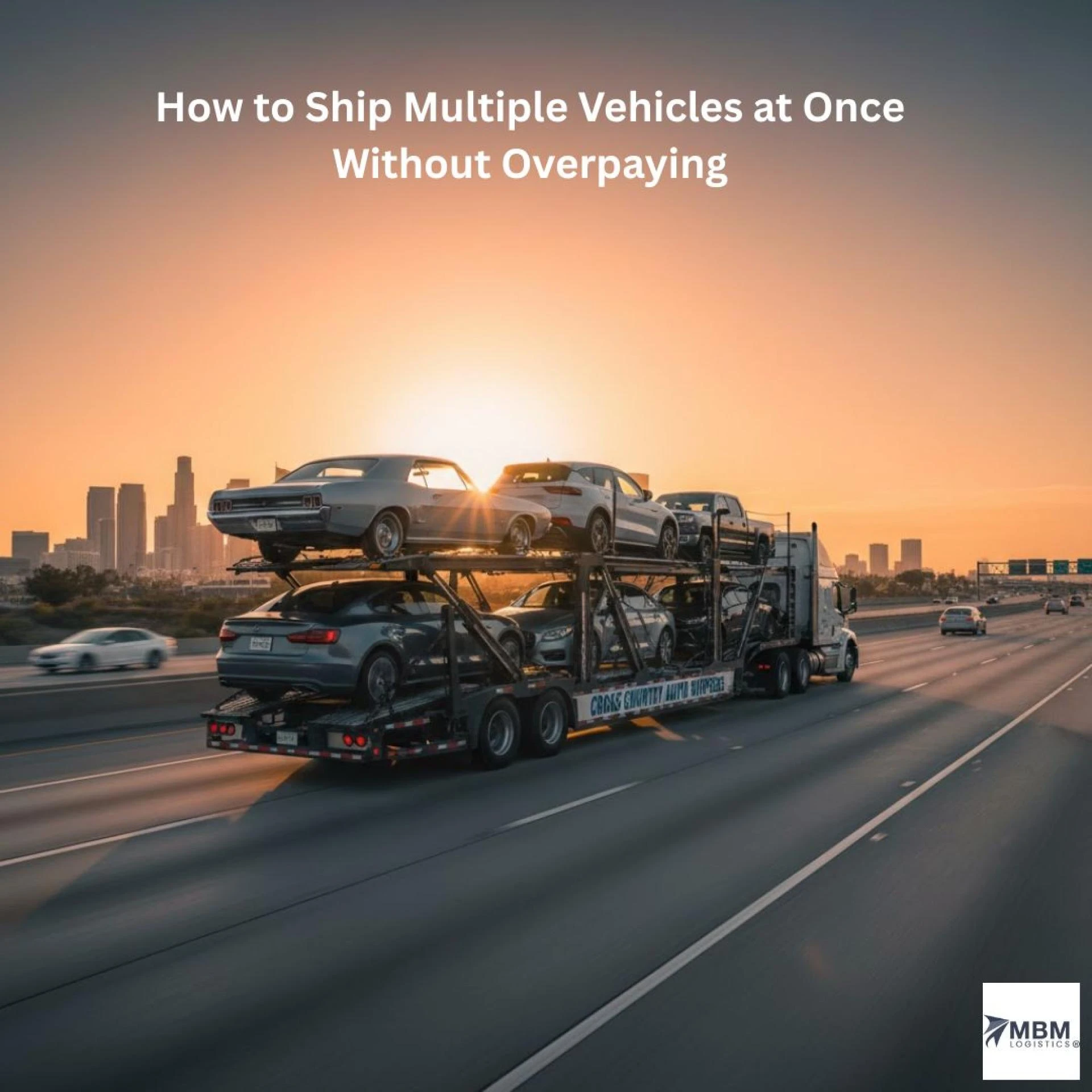 How to Ship Multiple Vehicles at Once Without Overpaying