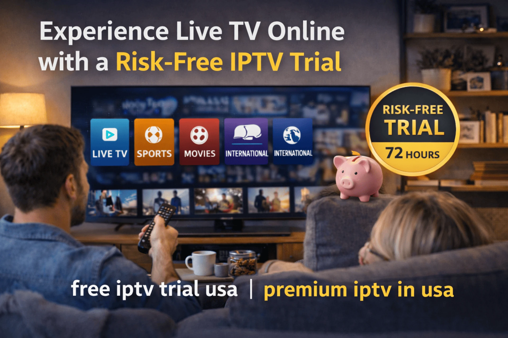 Experience Live TV Online with a Risk-Free IPTV Trial