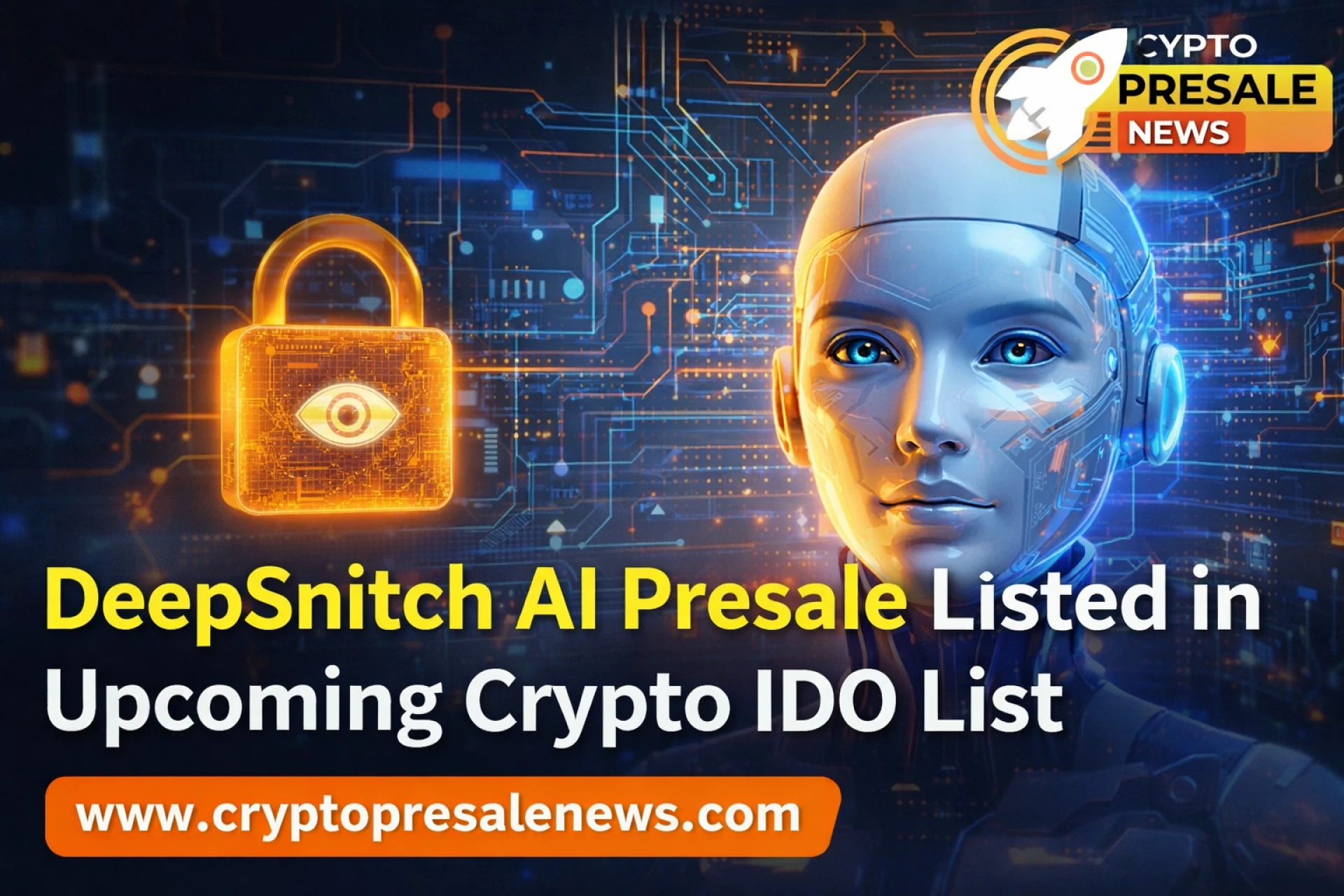 DeepSnitch AI Presale Listed in Upcoming Crypto IDO List