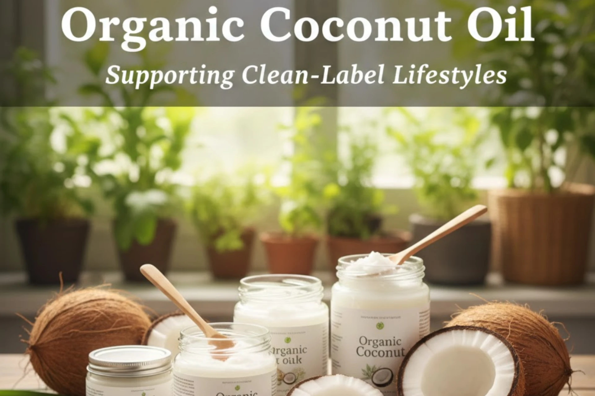 Organic Coconut Oil Supporting Clean-Label Lifestyles