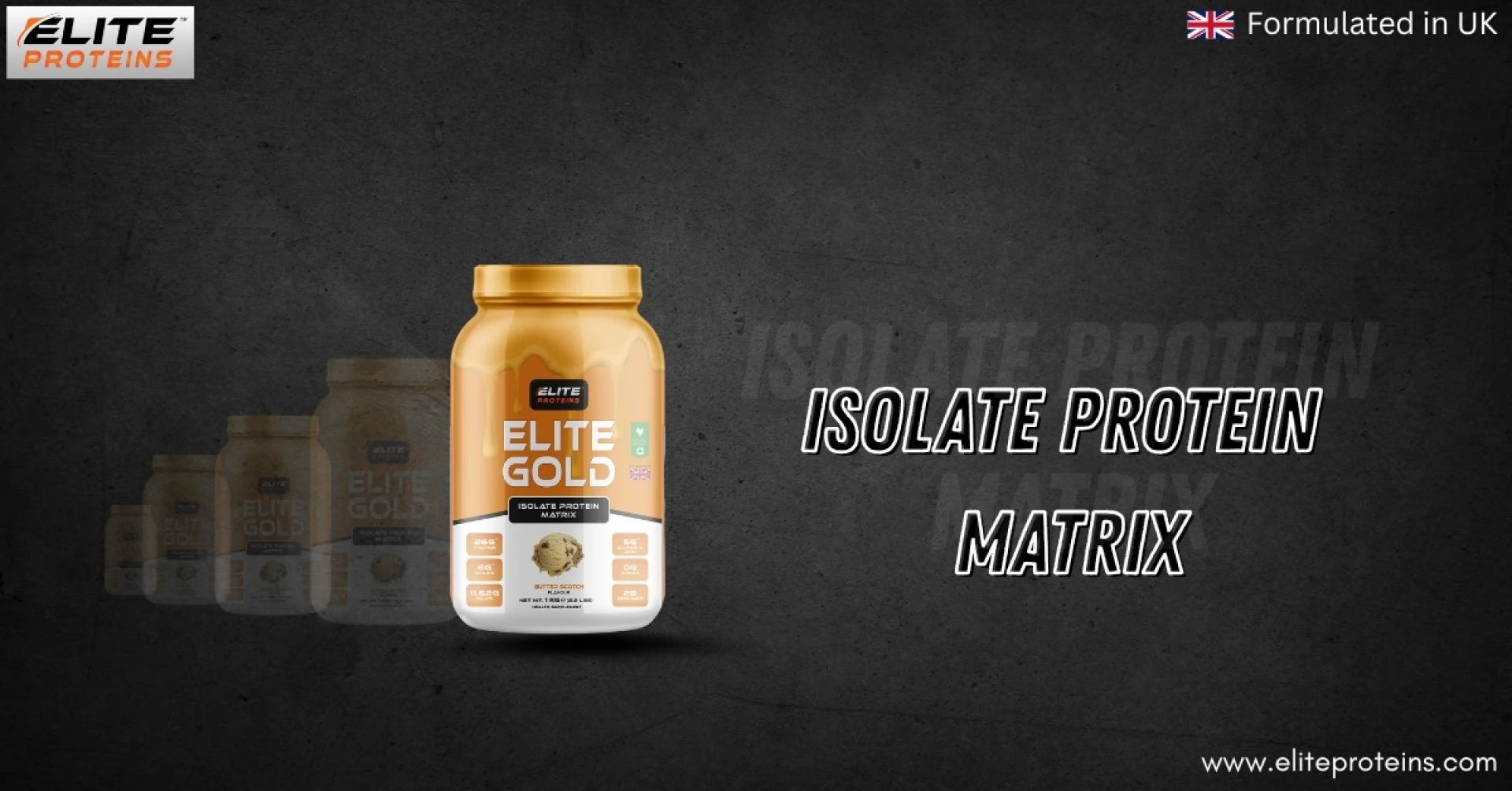 Whey Isolate Protein Powder for Muscle Growth | Elite Proteins