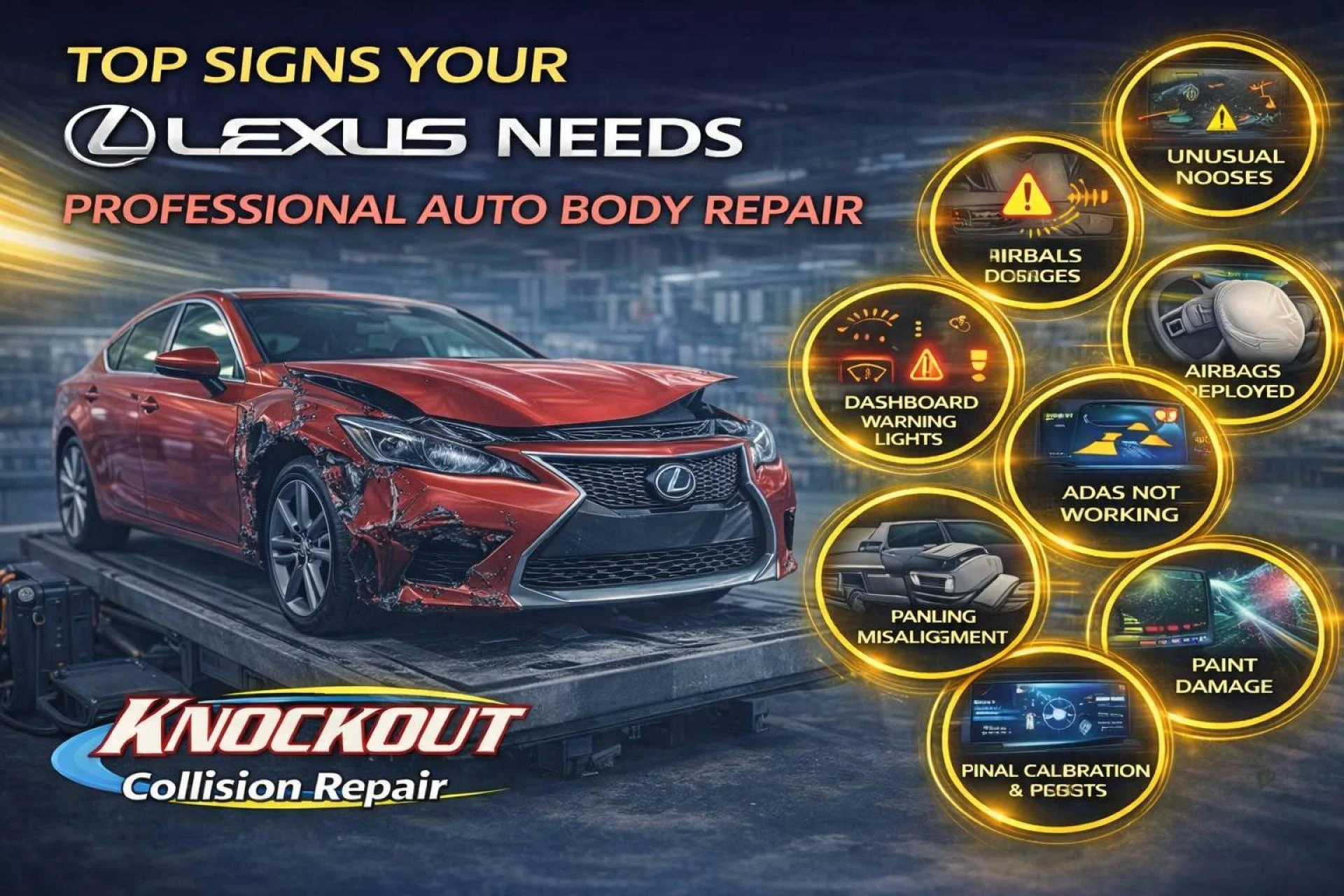 Top Signs Your Lexus Needs Professional Auto Body Repair