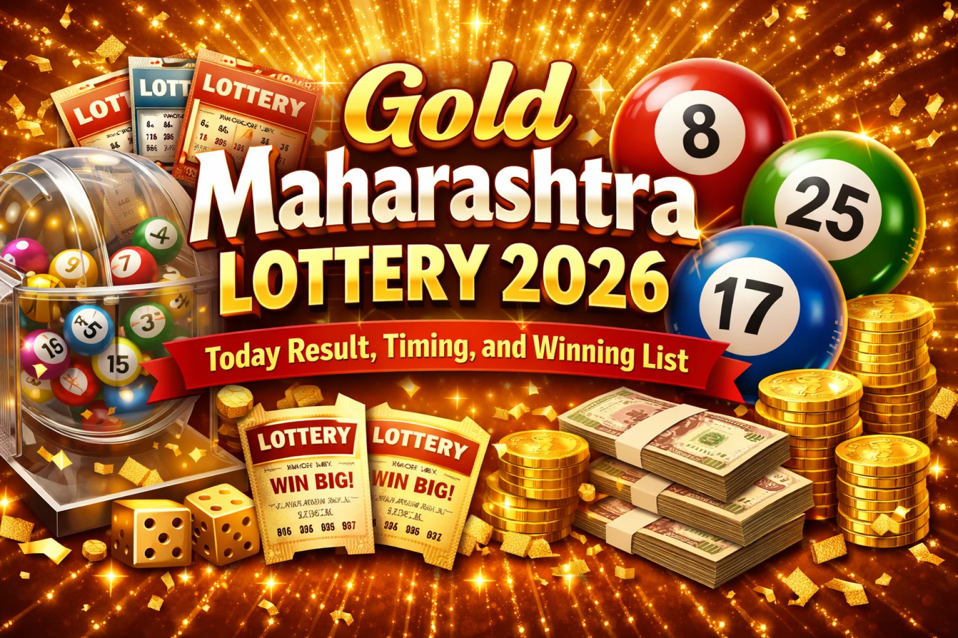 Gold Maharashtra Lottery 2026: Today Result, Timing, and Winning List
