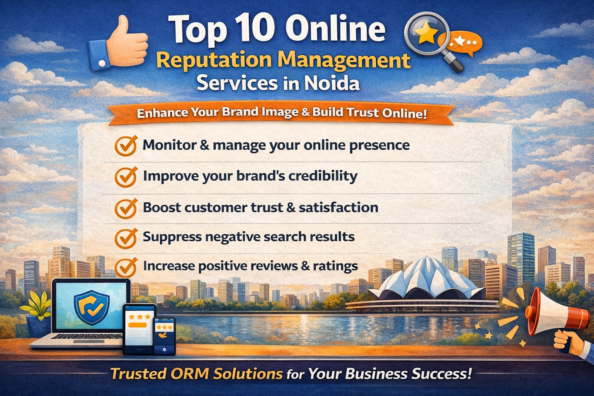 Top 10 Online Reputation Management Services in Noida
