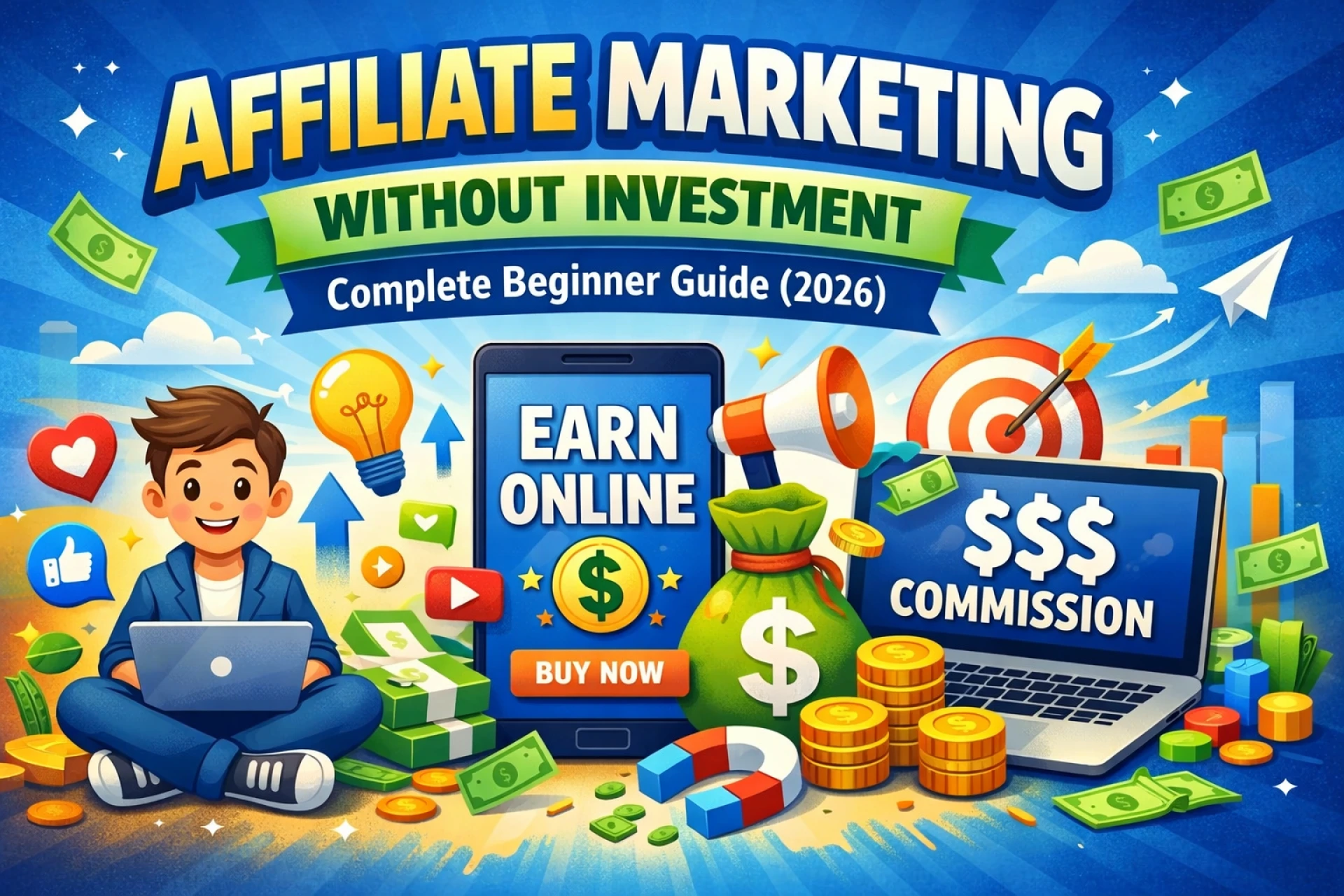 Affiliate Marketing Without Investment: Complete Beginner Guide (2026)