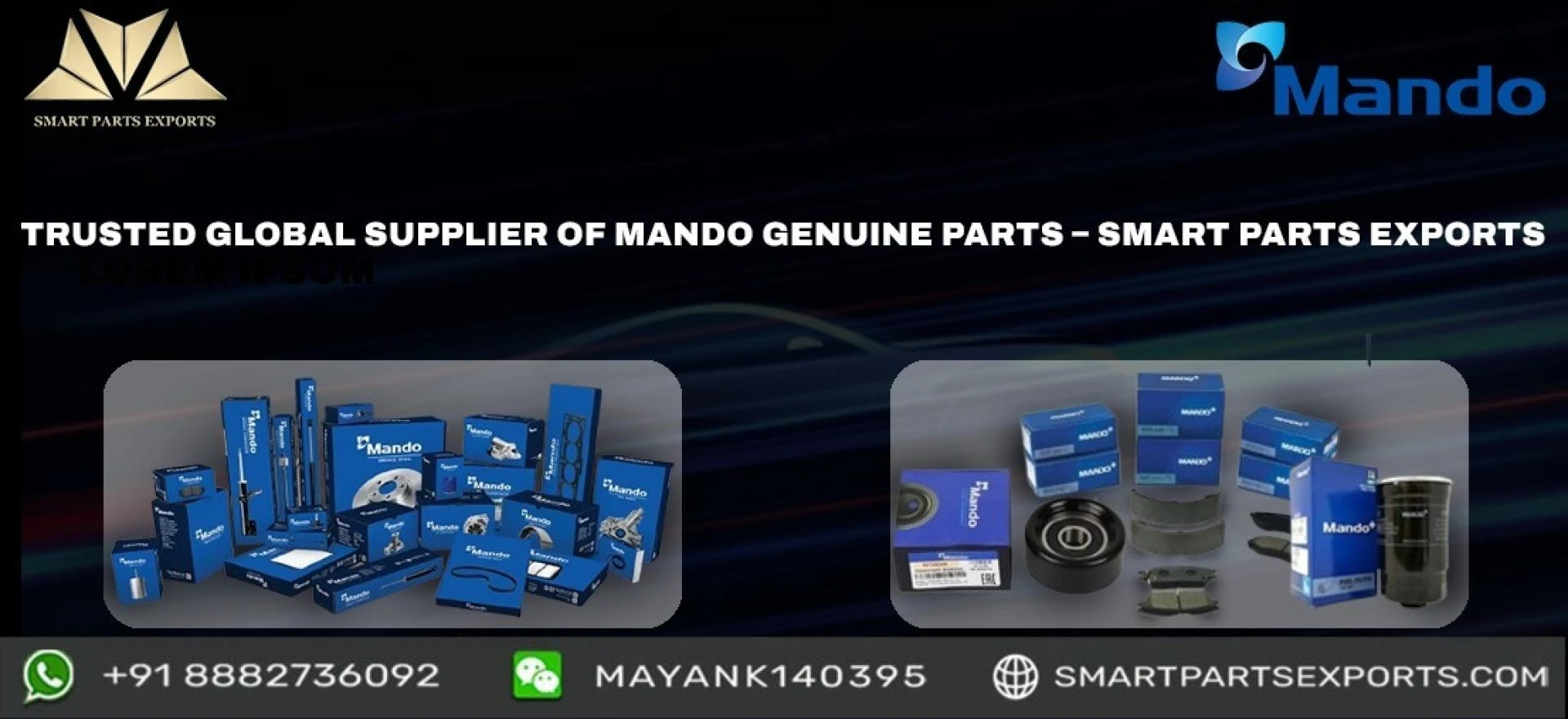 Global Export Framework for Automotive Mando Spare Parts