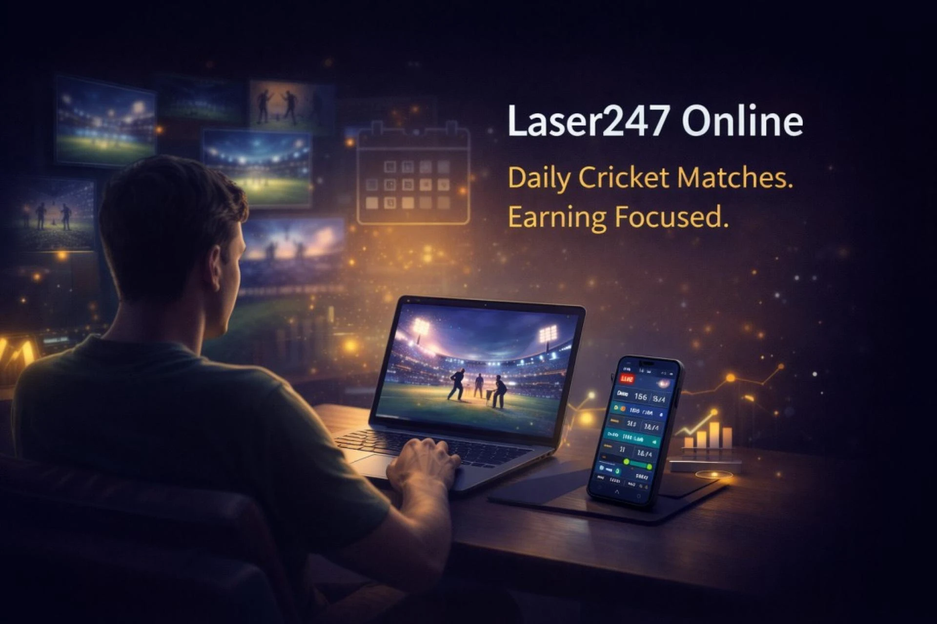 Laser247 Online for Daily Cricket Matches - Earning Guide