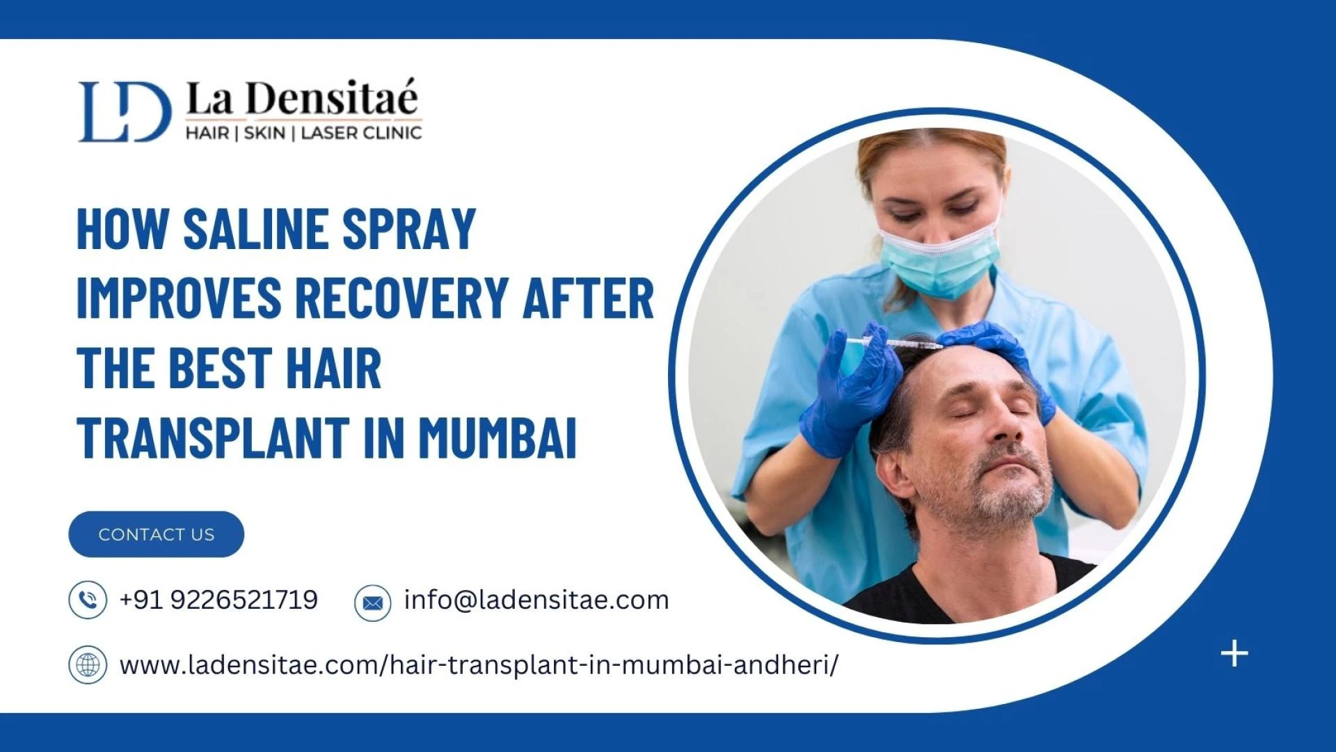 How Saline Spray Improves Recovery After the Best Hair Transplant in Mumbai