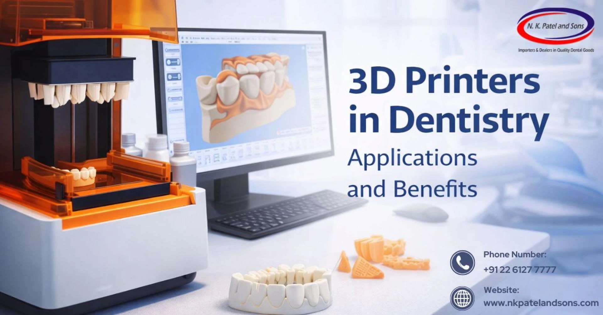3D Printers in Dentistry India: Applications, Benefits