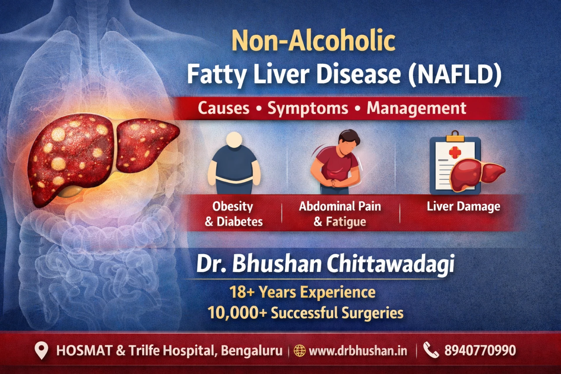 Non-Alcoholic Fatty Liver Disease (NAFLD): Causes, Symptoms & Management