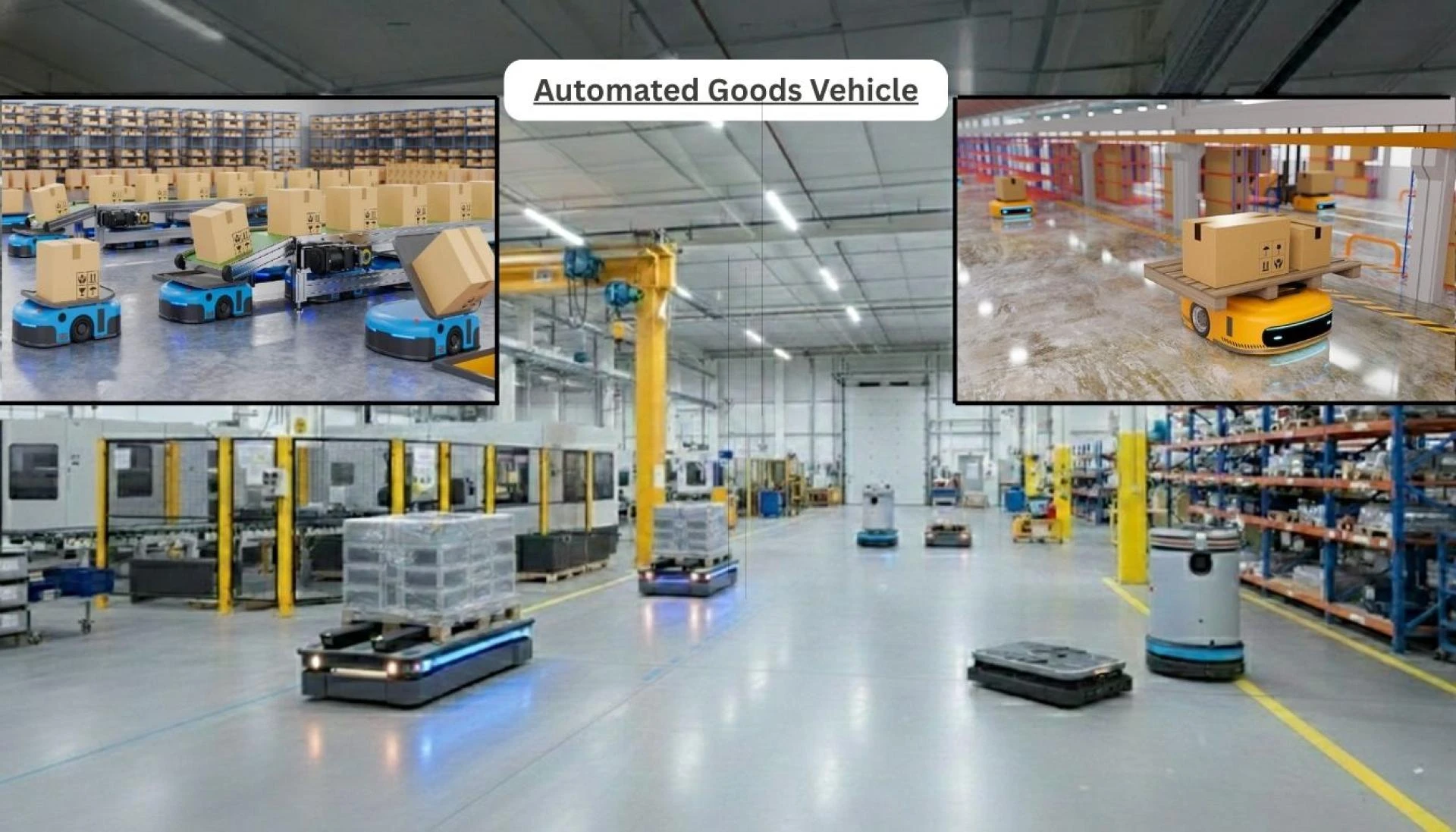 Reliable Automated Goods Vehicle For Industrial Productivity