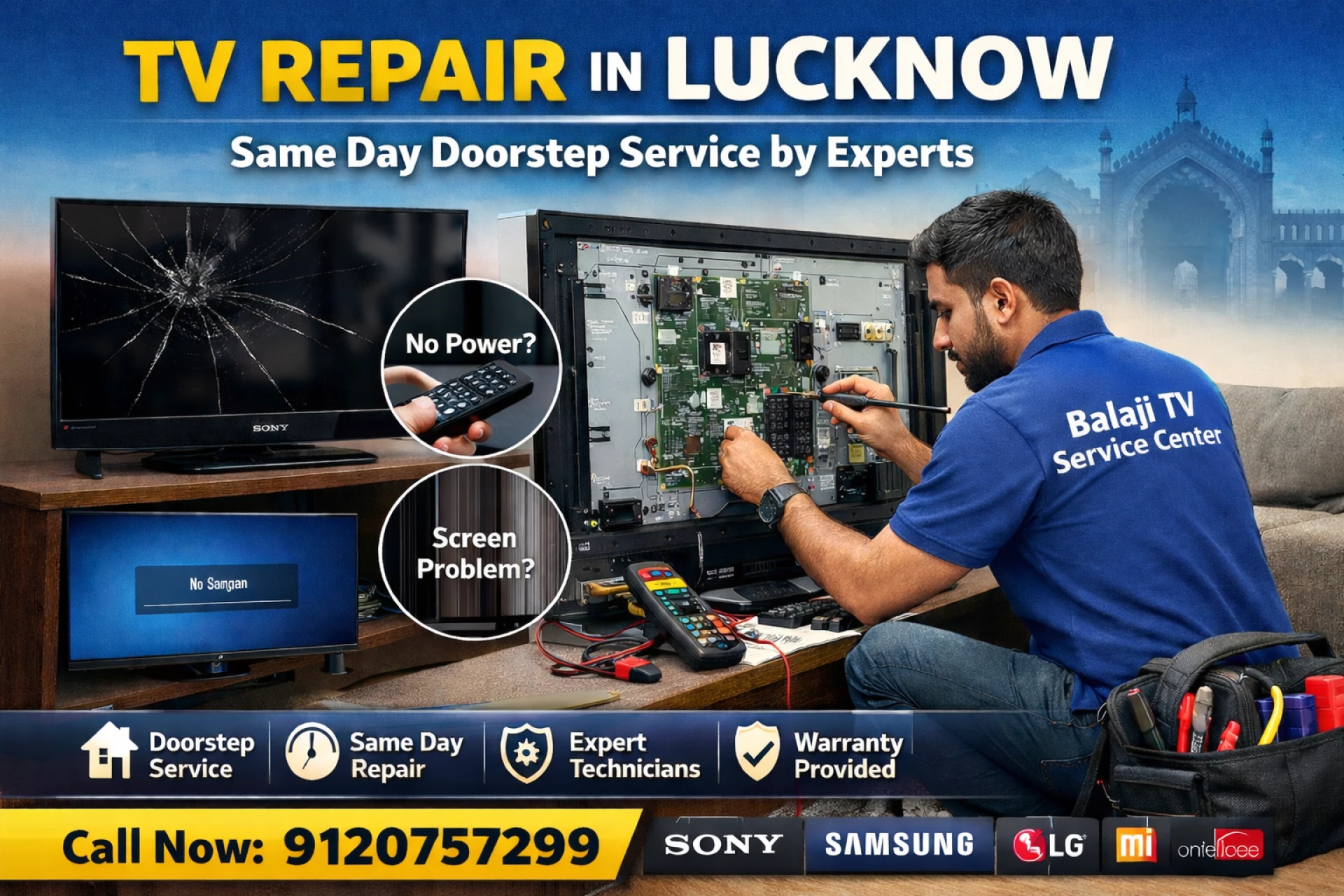 TV Repair in Lucknow Same Day Doorstep Service by Experts