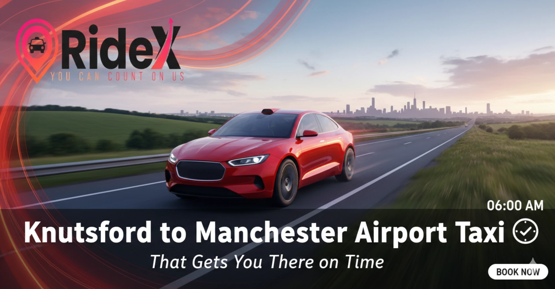 Knutsford to Manchester Airport Taxi That Gets You There on Time