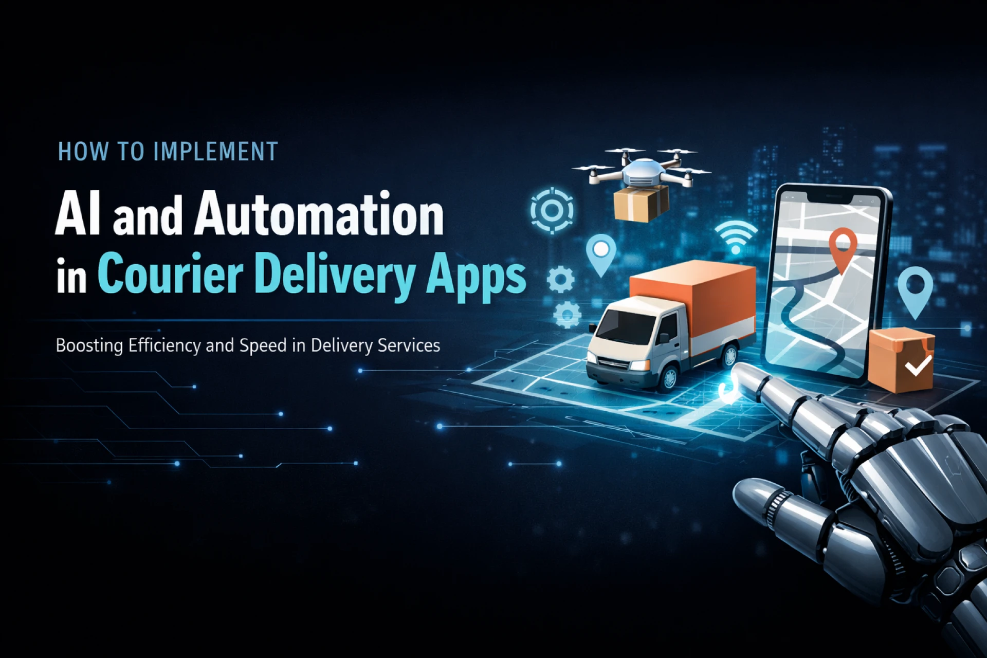 How to Implement AI and Automation in Courier Delivery Apps