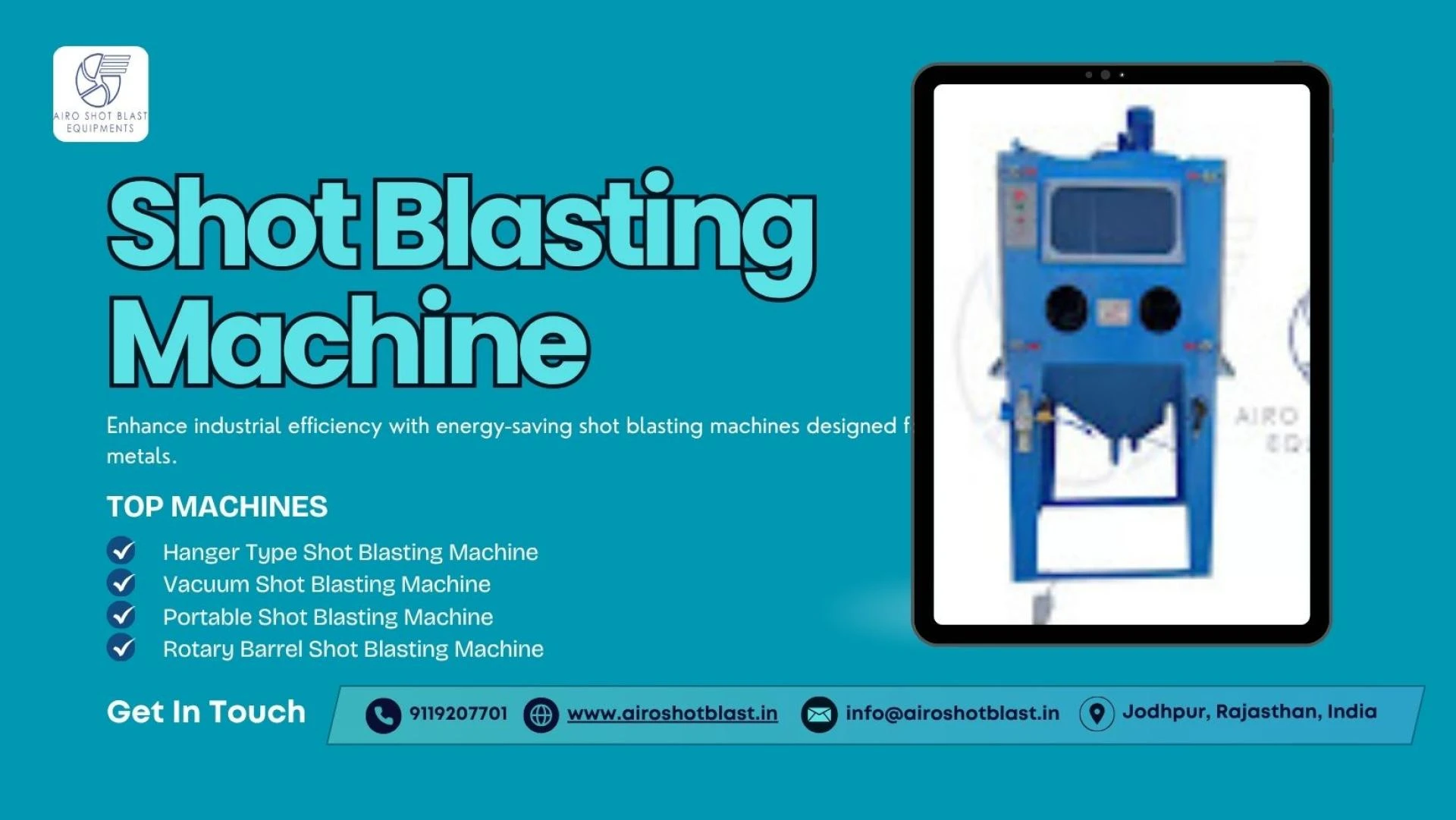Shot Blasting Machine for Industrial Paint Shop Integration