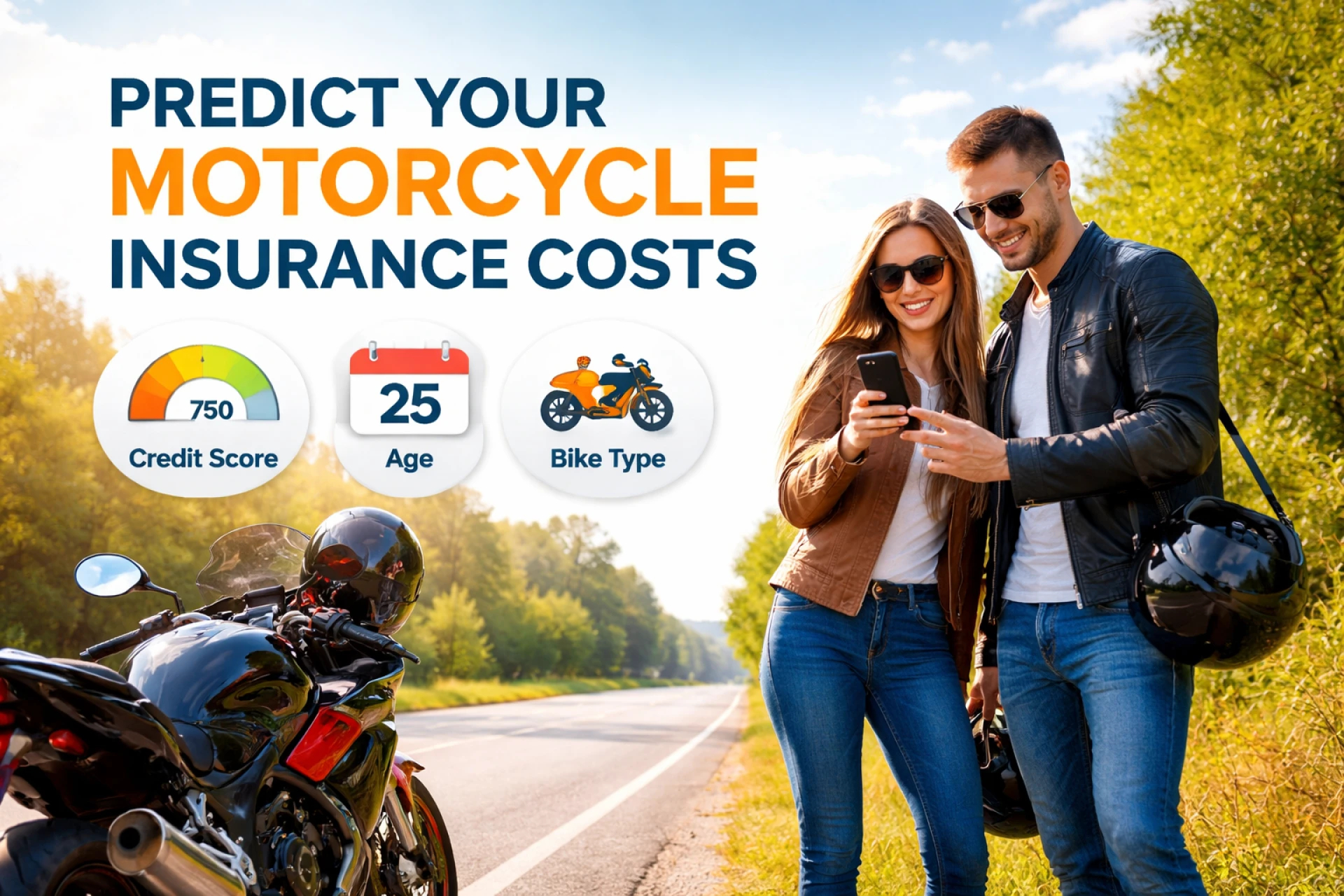 Motorcycle Insurance Cost Prediction in Michigan: Age, Credit & Bike Type Explained