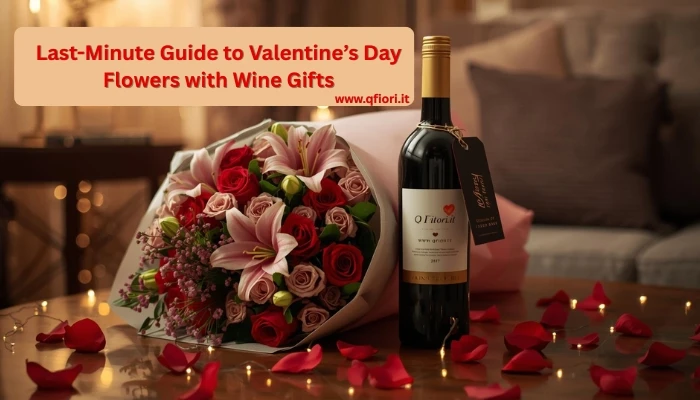 Last-Minute Guide to Valentine’s Day Flowers with Wine Gifts from QFiori.it