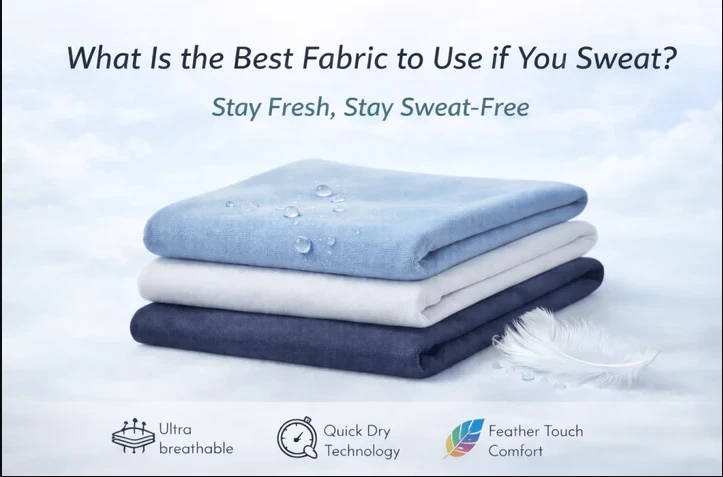 What is the best fabric to wear if I sweat a lot?