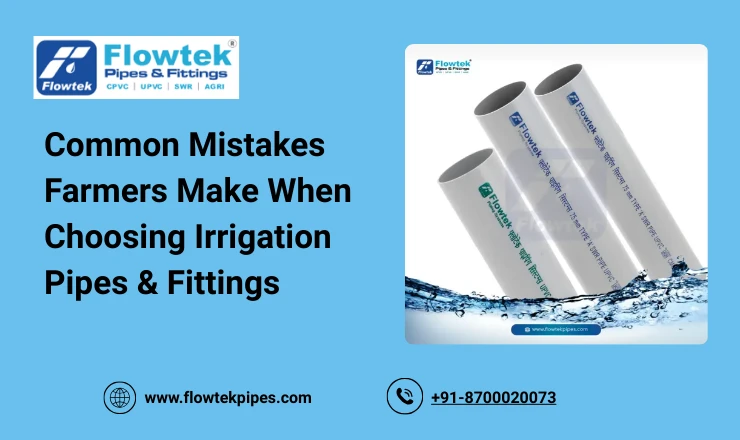 Common Mistakes Farmers Make When Choosing Irrigation Pipes & Fittings