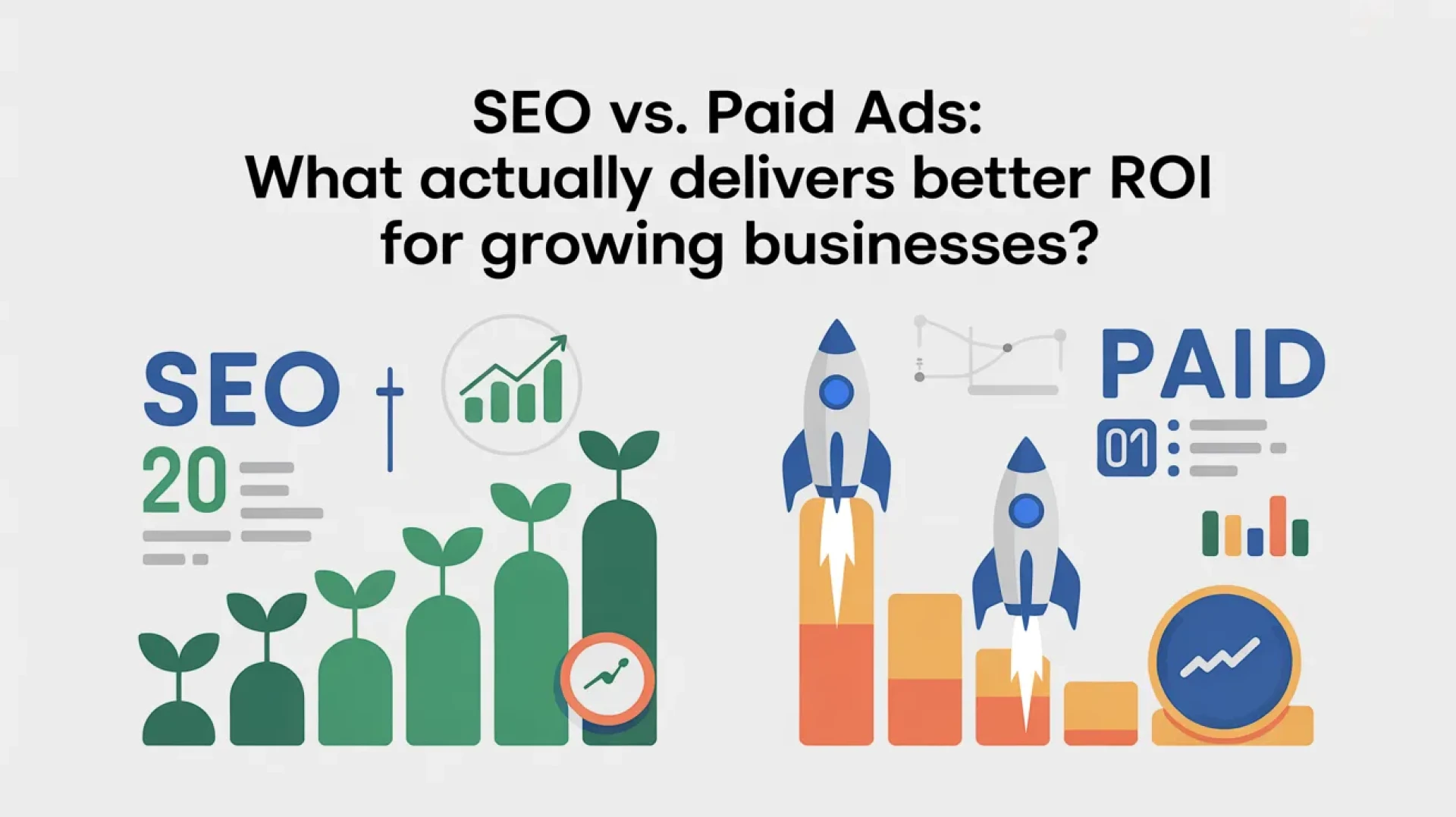 “SEO vs. Paid Ads: What Actually Delivers Better ROI for Growing Businesses?”