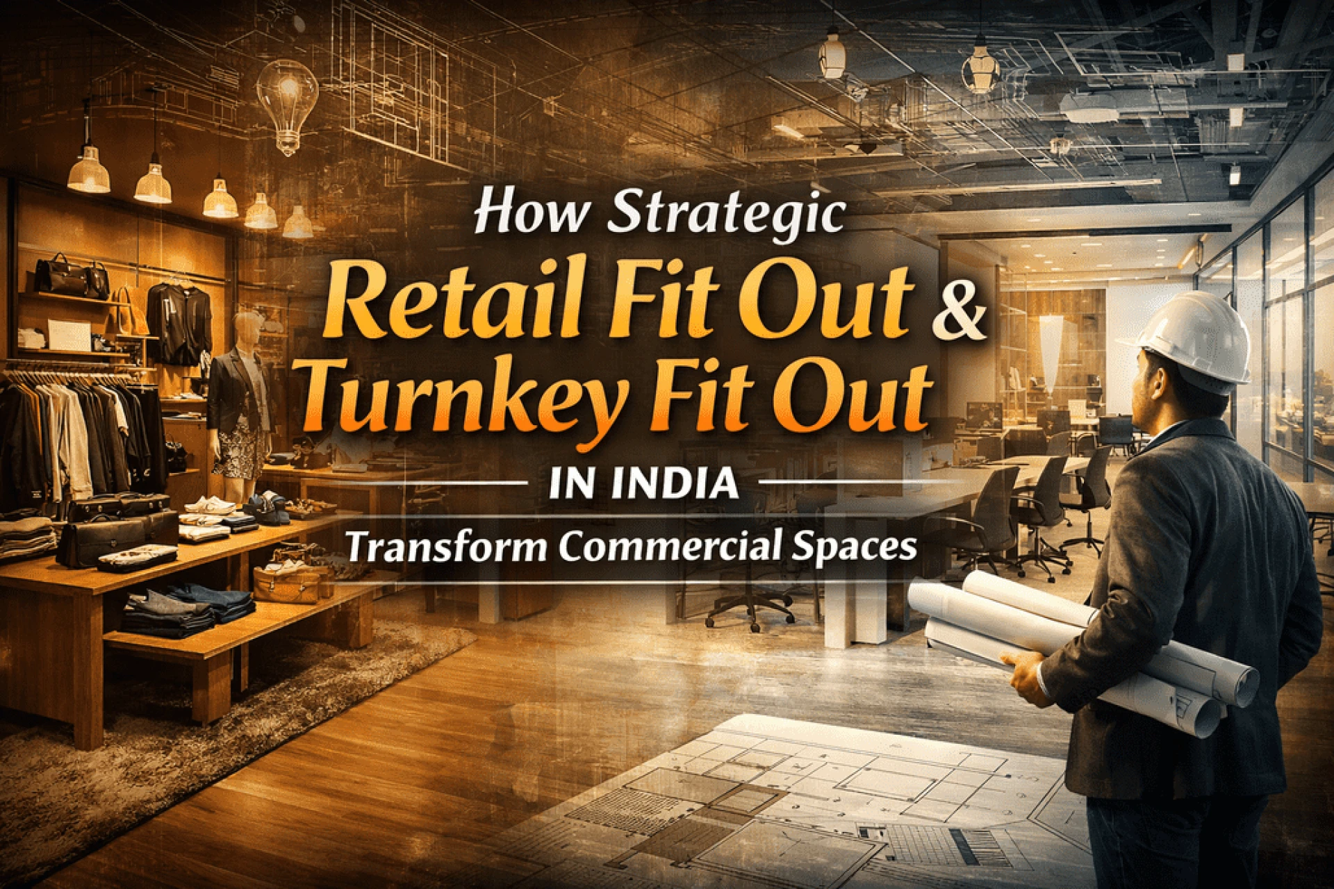 How Strategic Retail Fit Out and Turnkey Fit Out in India Elevate Modern Commercial Spaces