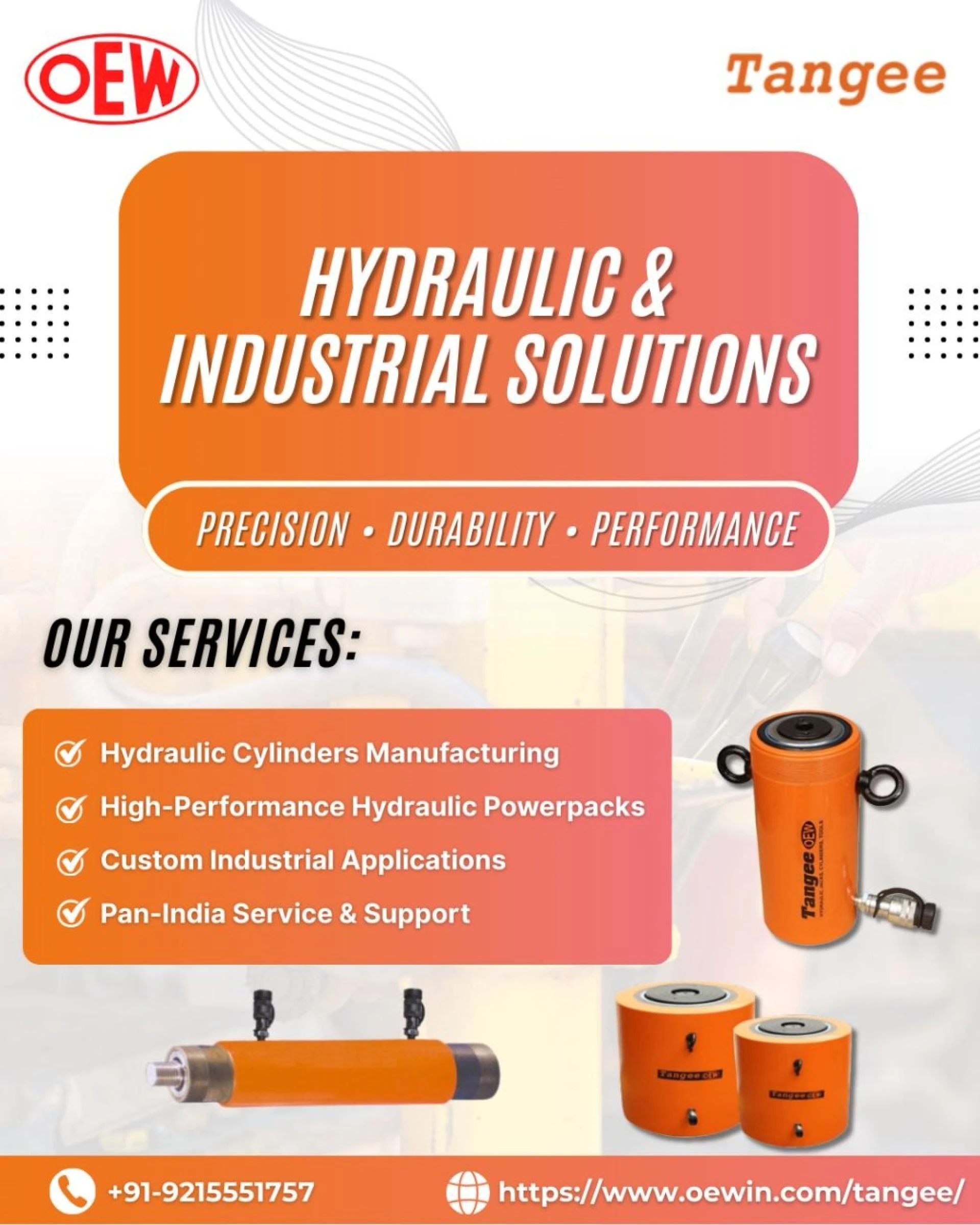 Leading Hydraulic Cylinder Manufacturer in India – OEW Engineering Excellence