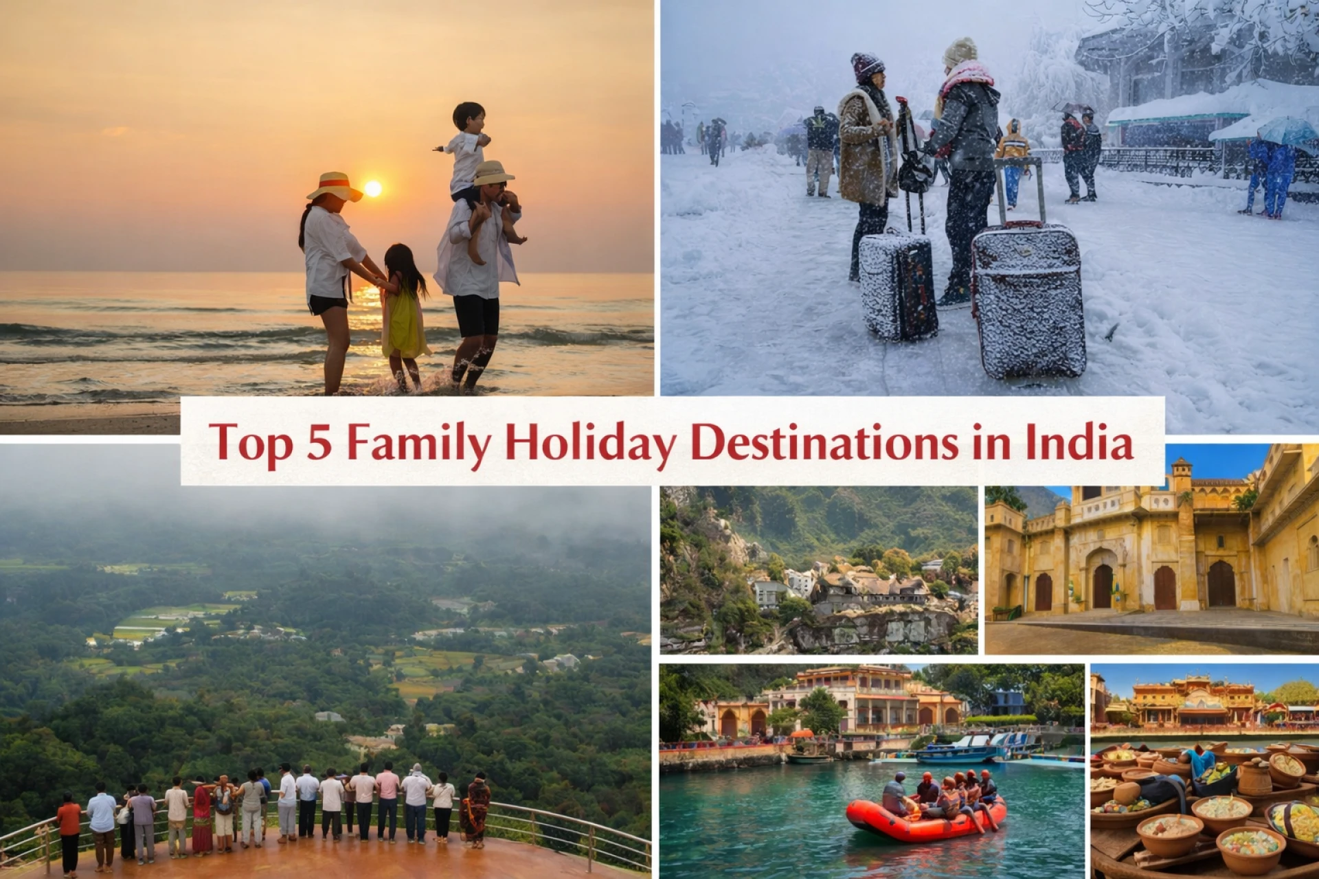 Top 5 Affordable Family Tour Packages in India